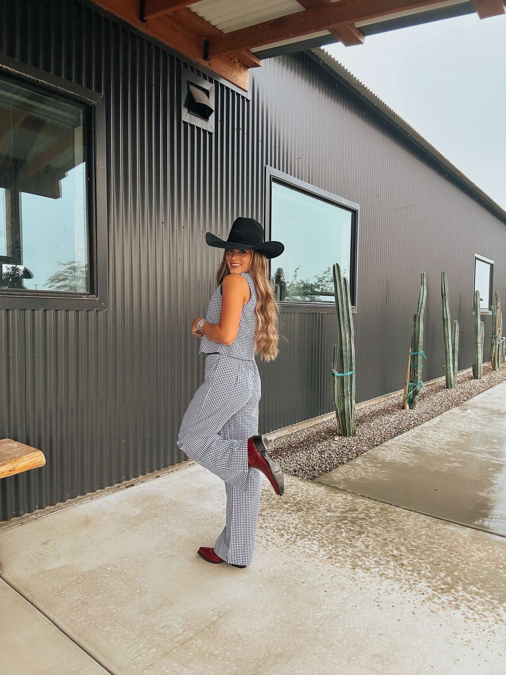 The Gingham Pant Set - best seller