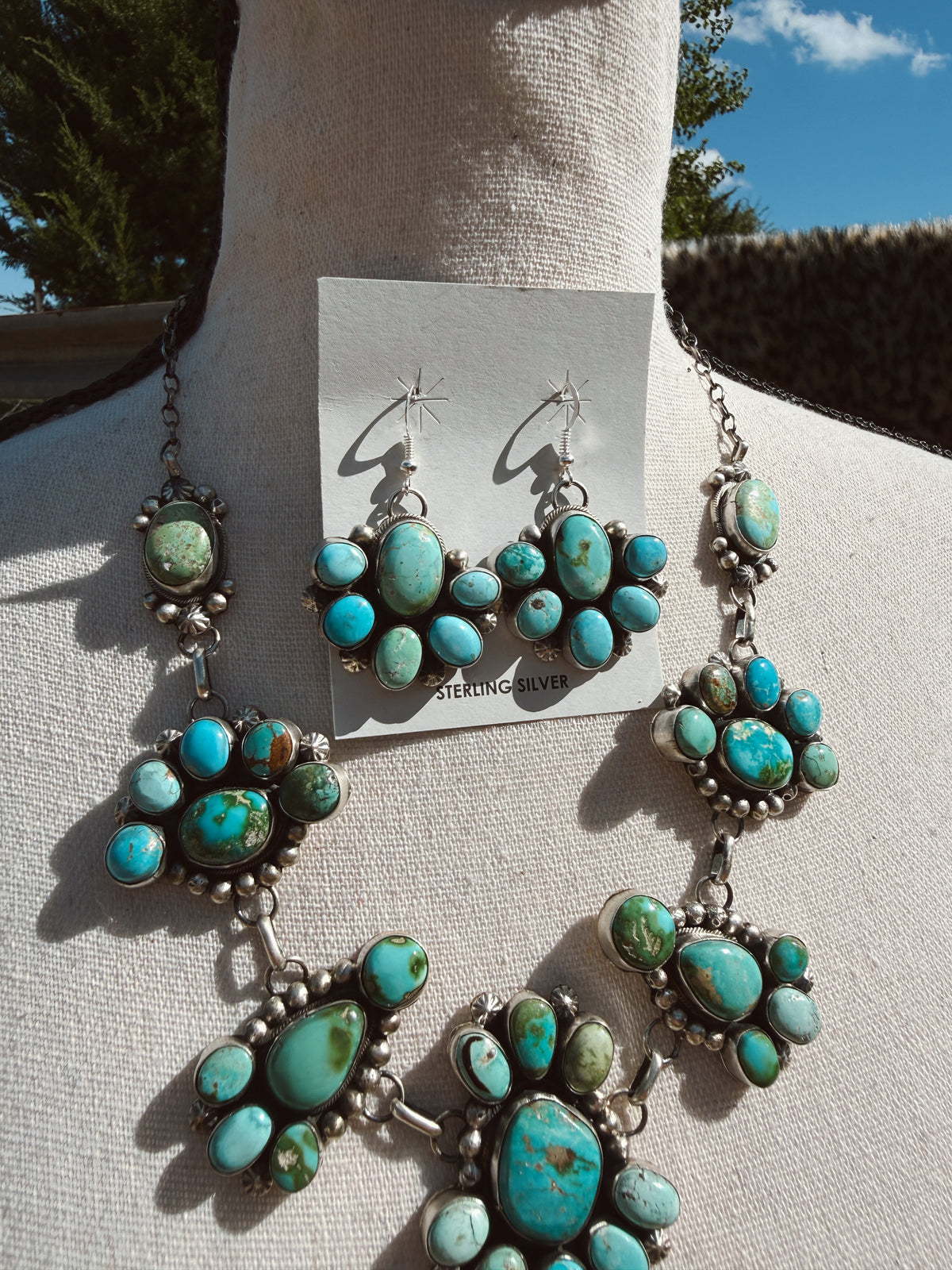 The Trixie Cluster Necklace Set