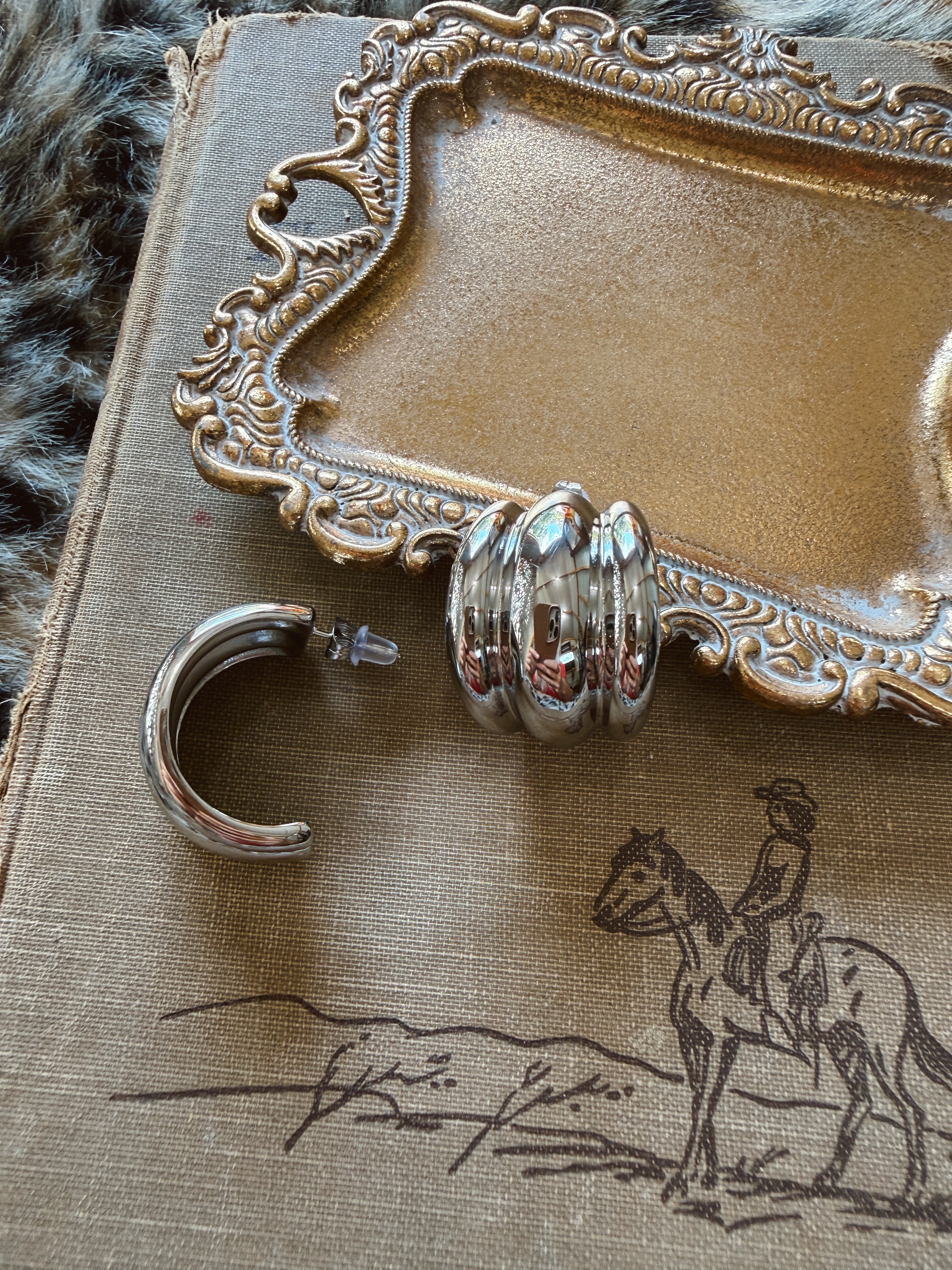 The Bella Hoops - Silver