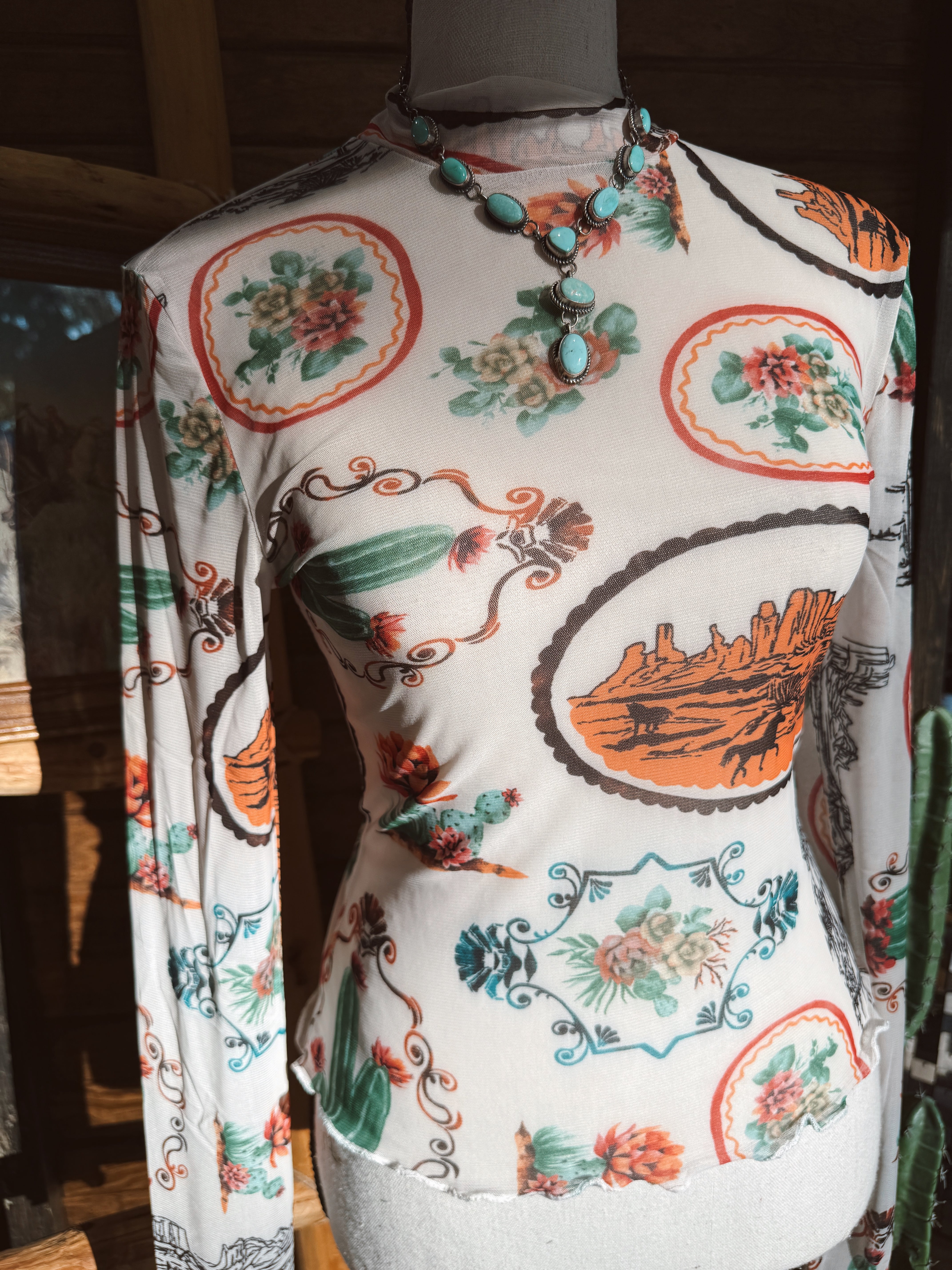 The Wickenburg Mesh Top