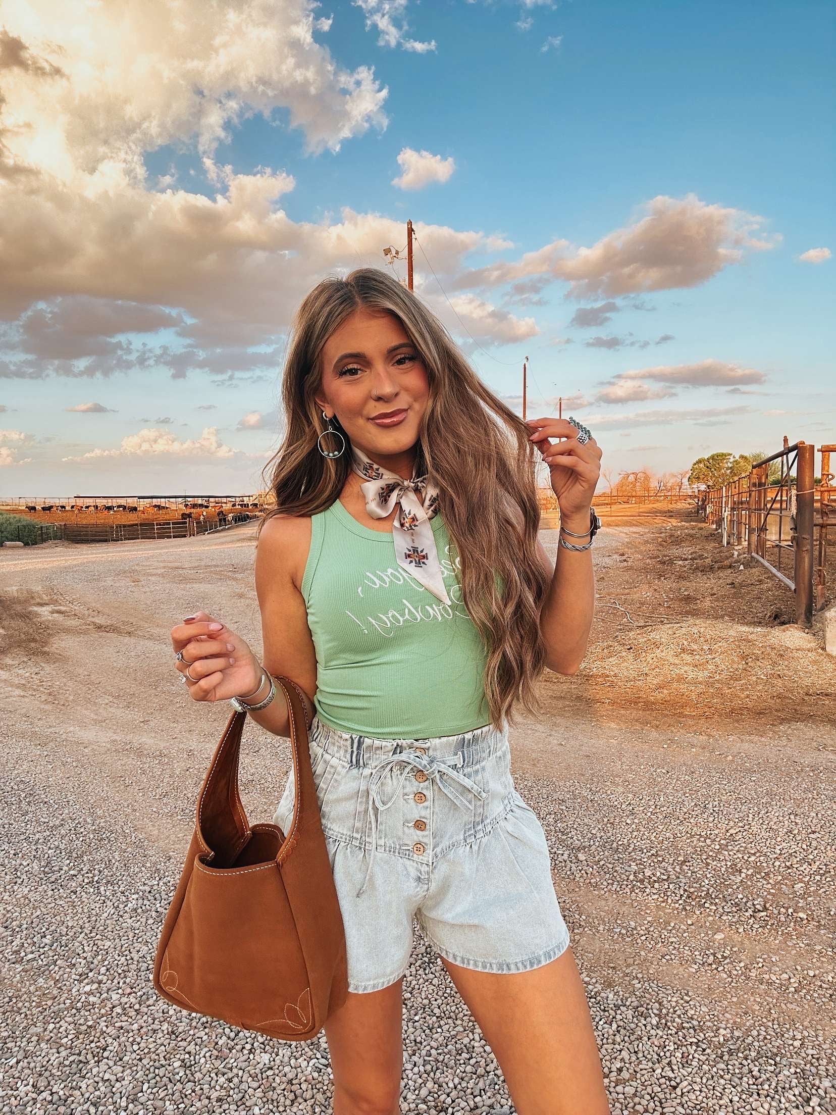 The Maddog Leather Hobo Purse - Camel