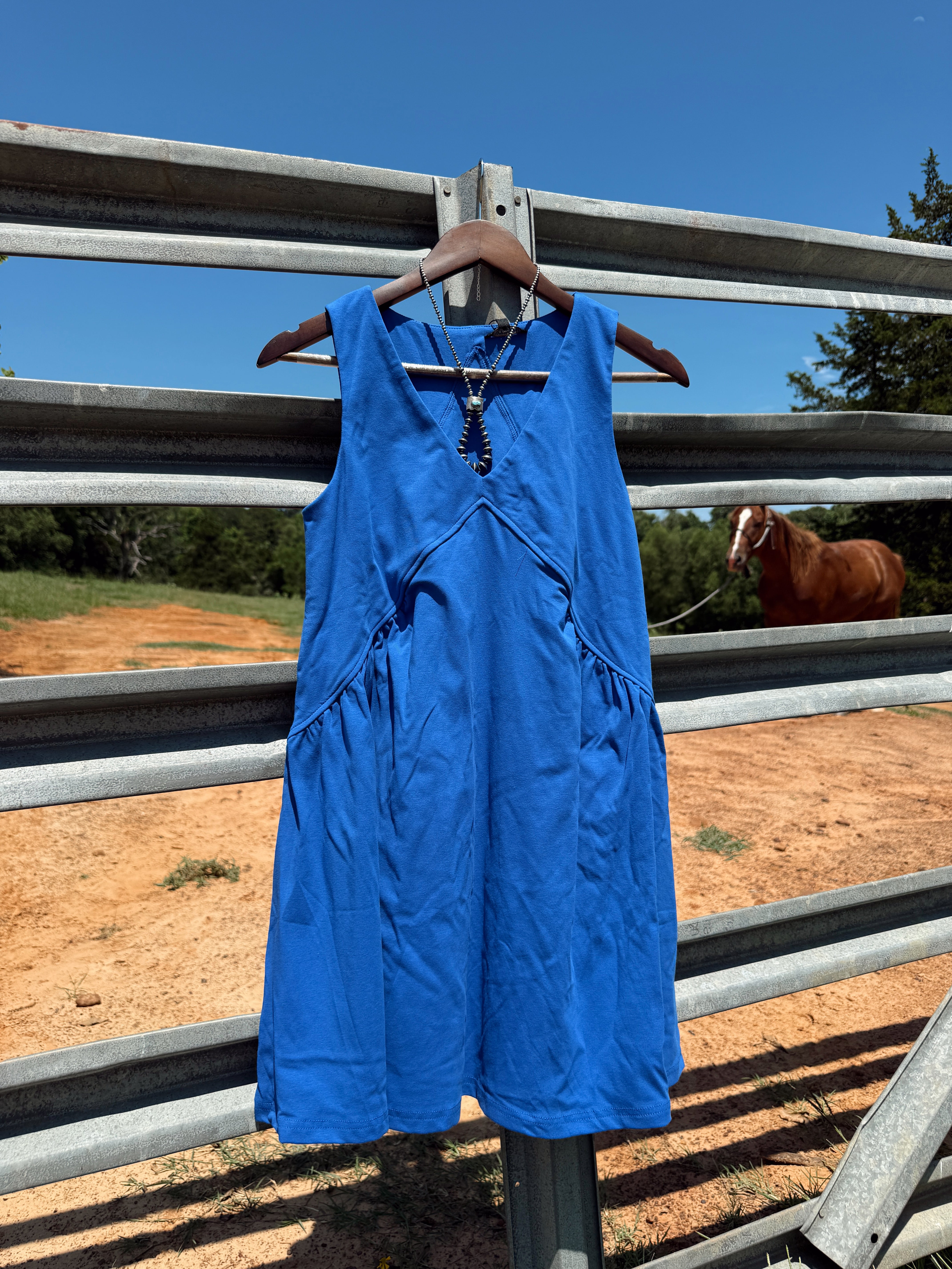 The Harper Dress - Blue