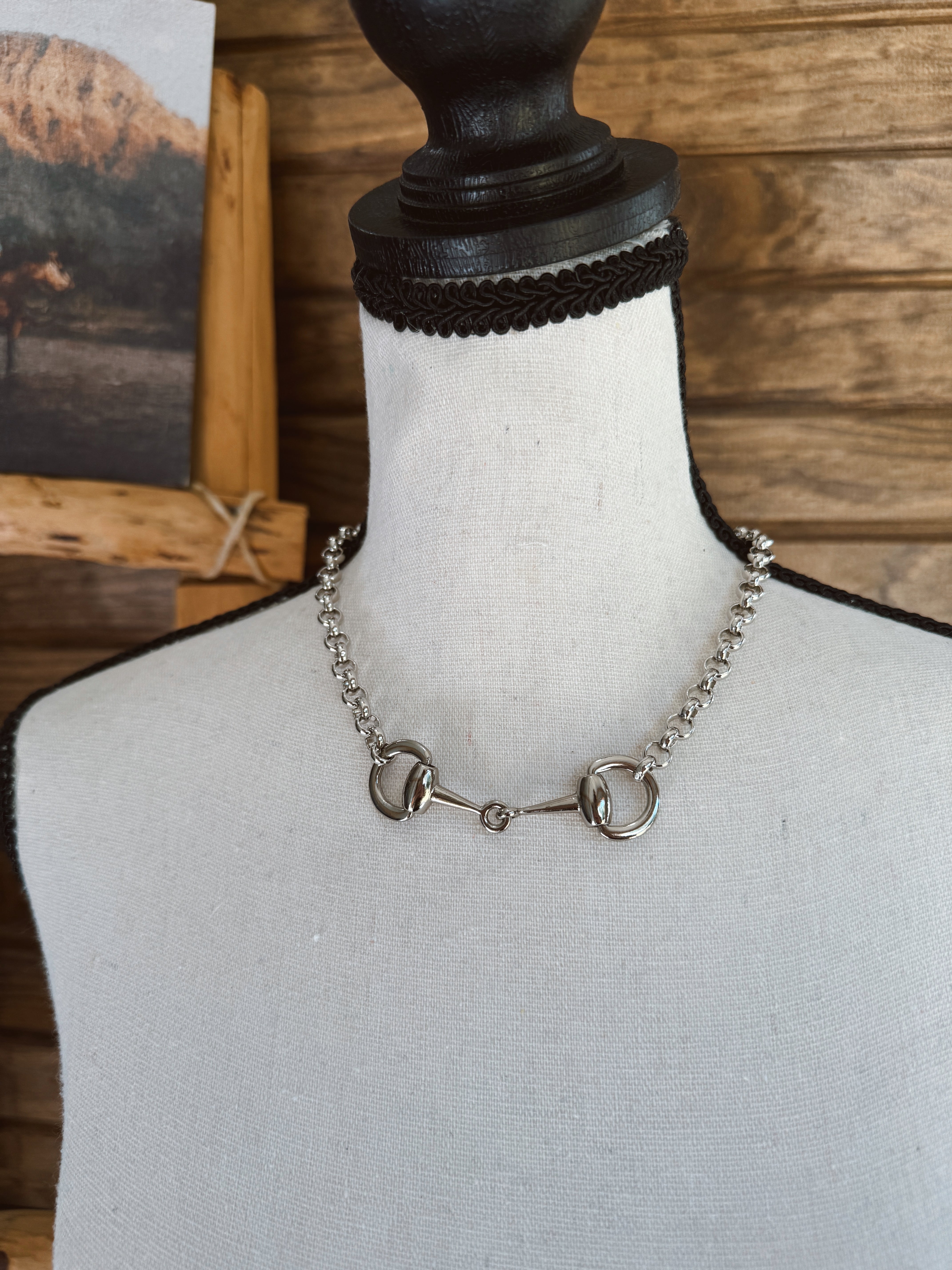 The Rollo Chain Bit Necklace - Silver