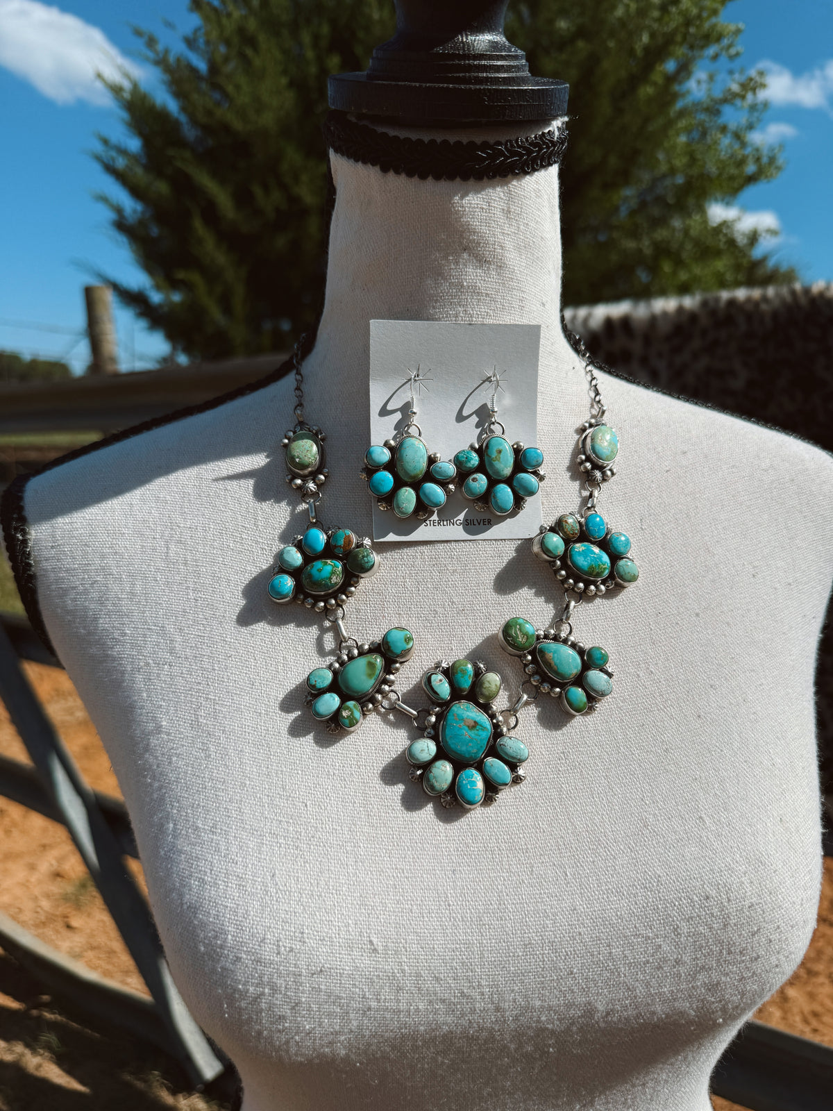 The Trixie Cluster Necklace Set