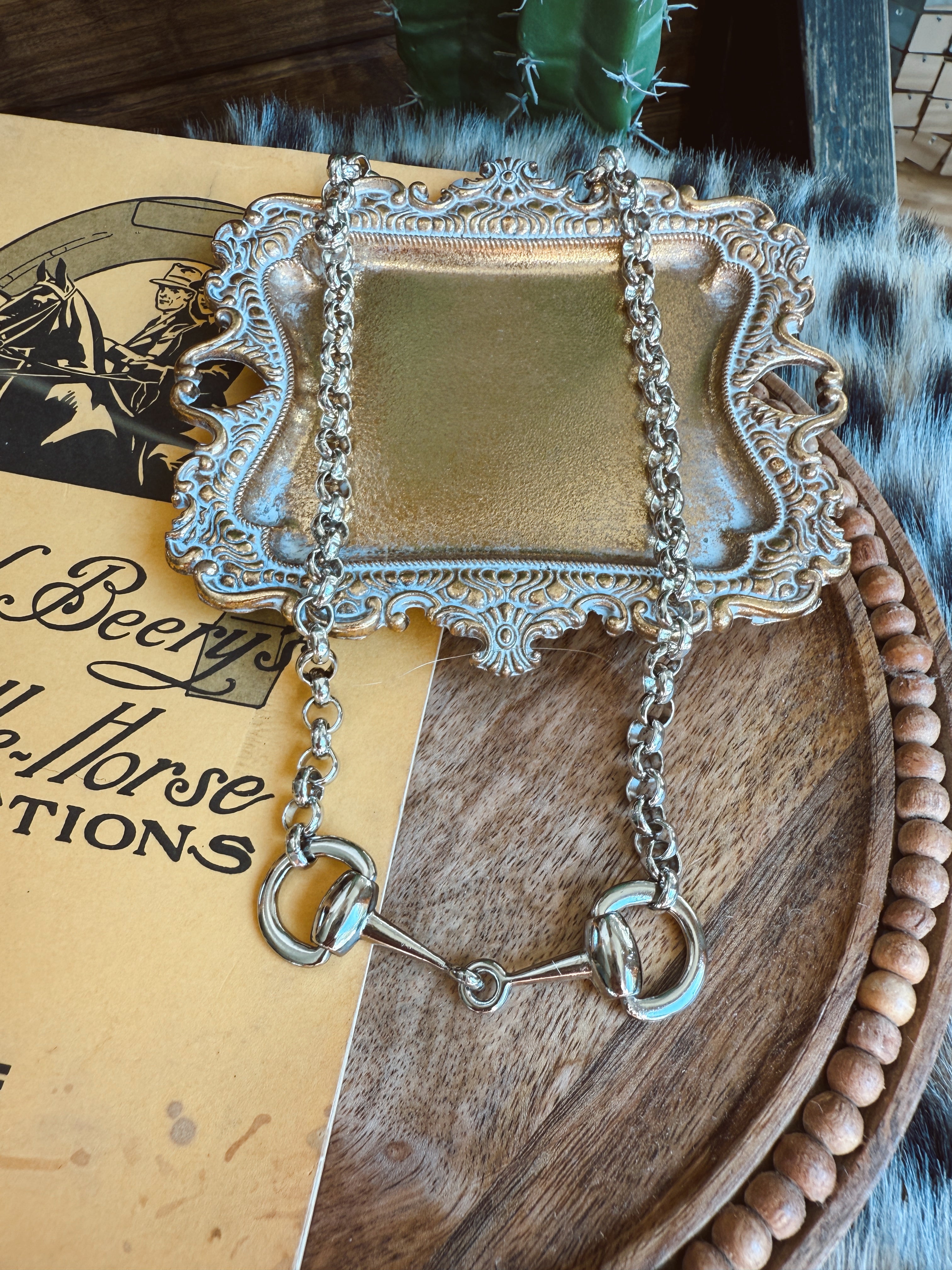 The Rollo Chain Bit Necklace - Silver