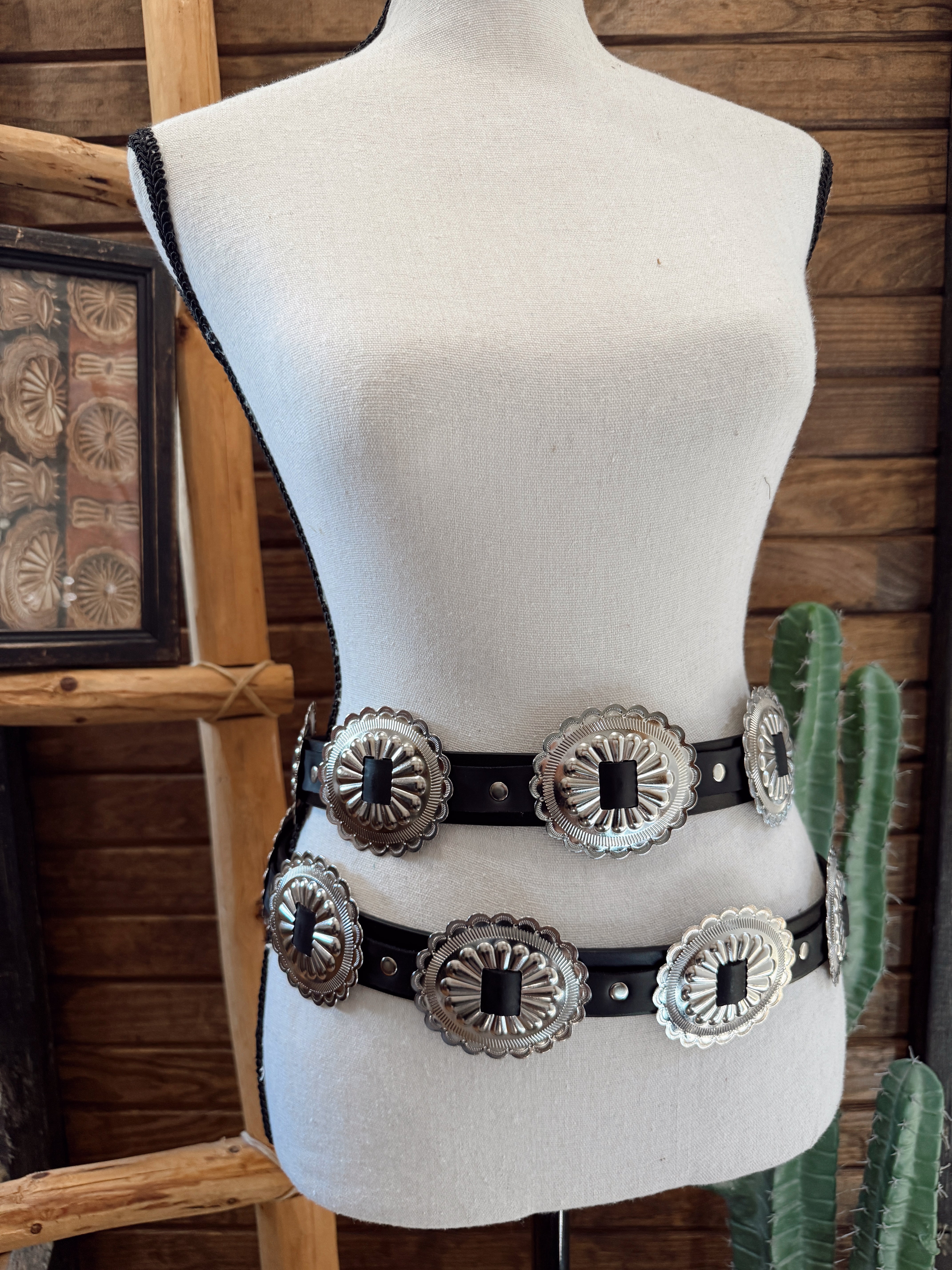 The Concho Belt - Silver
