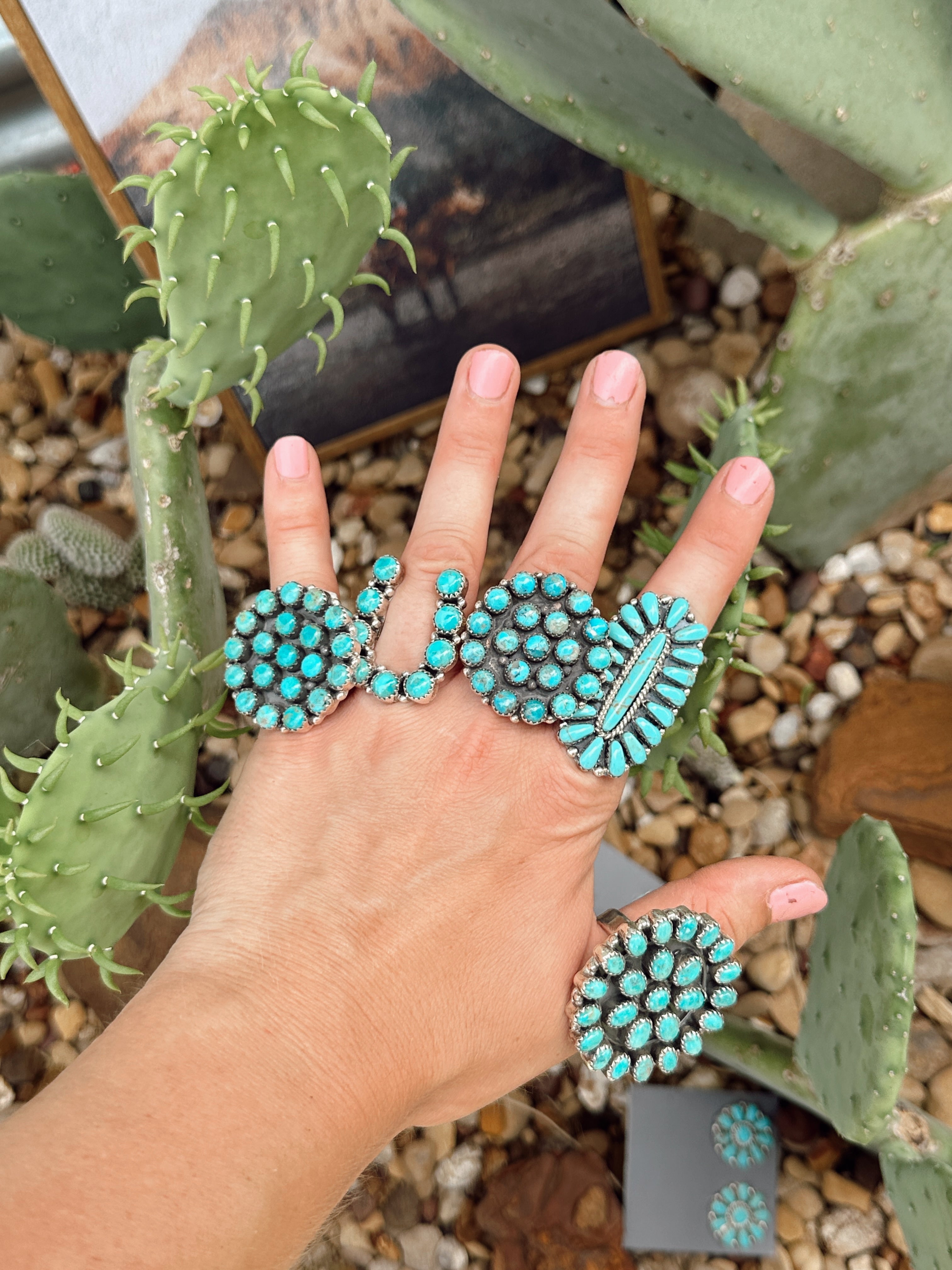The Janie Kingman Turquoise Adjustable Ring