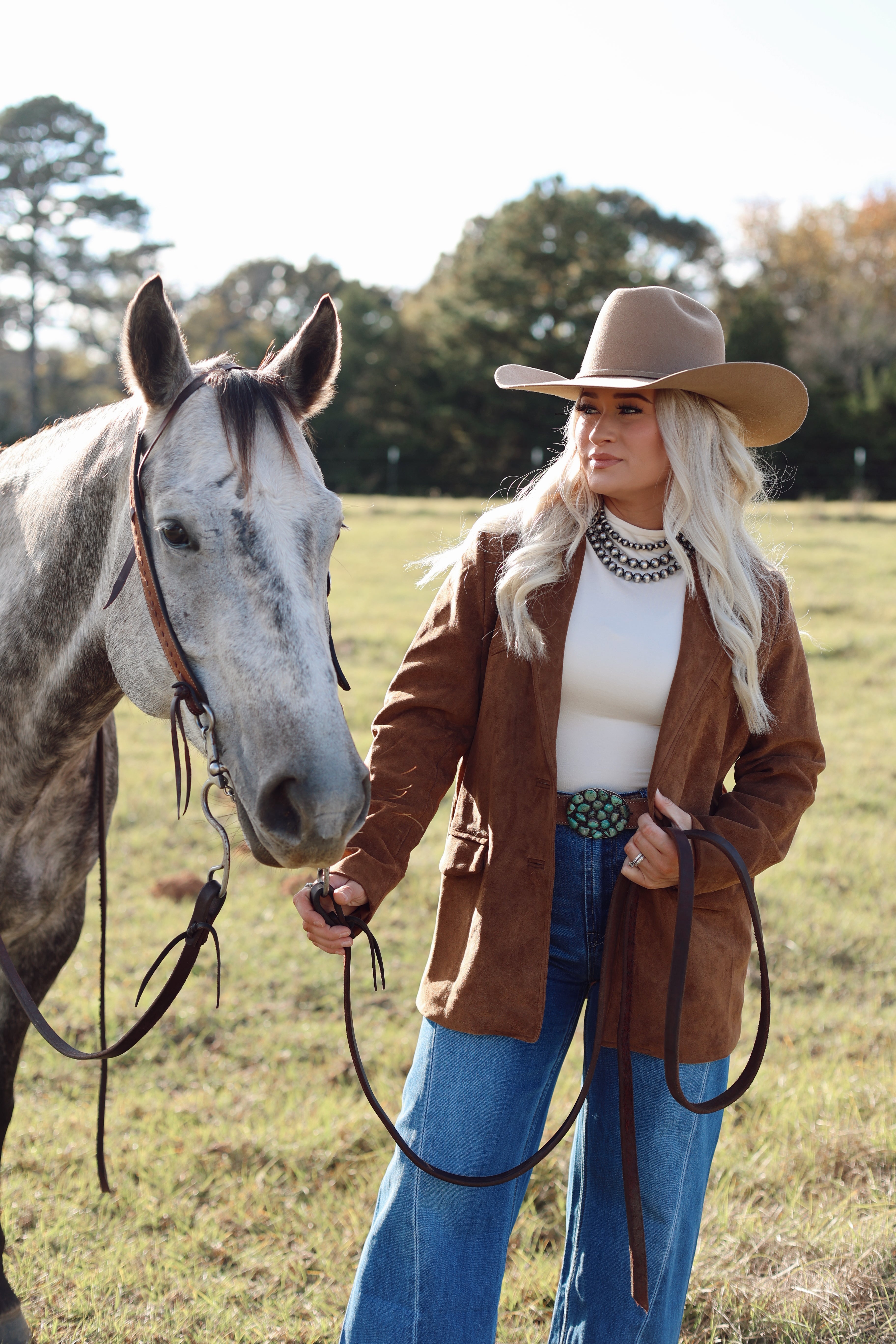 The Rodeo Bodysuit - Cream