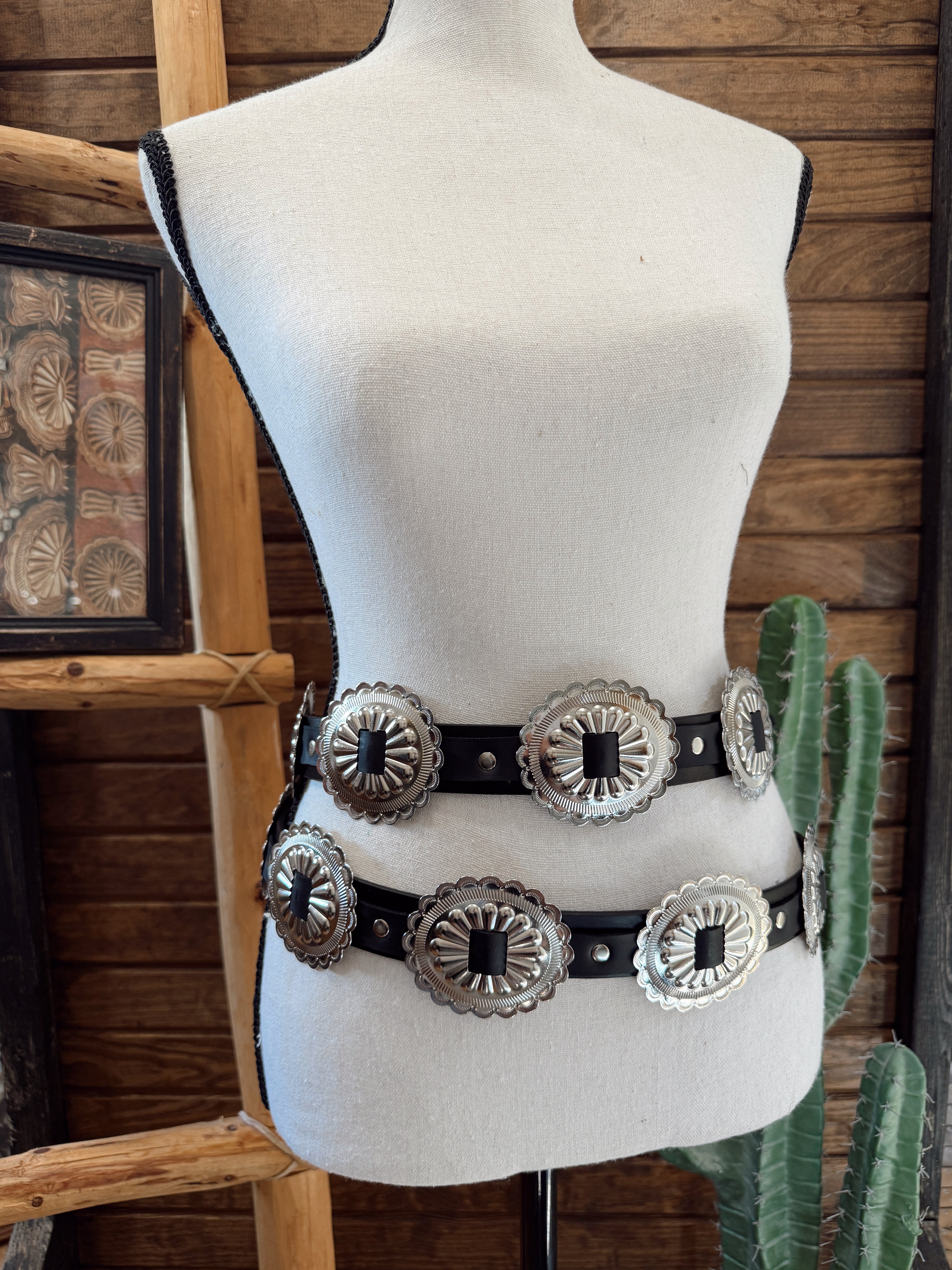 The Concho Belt - Silver