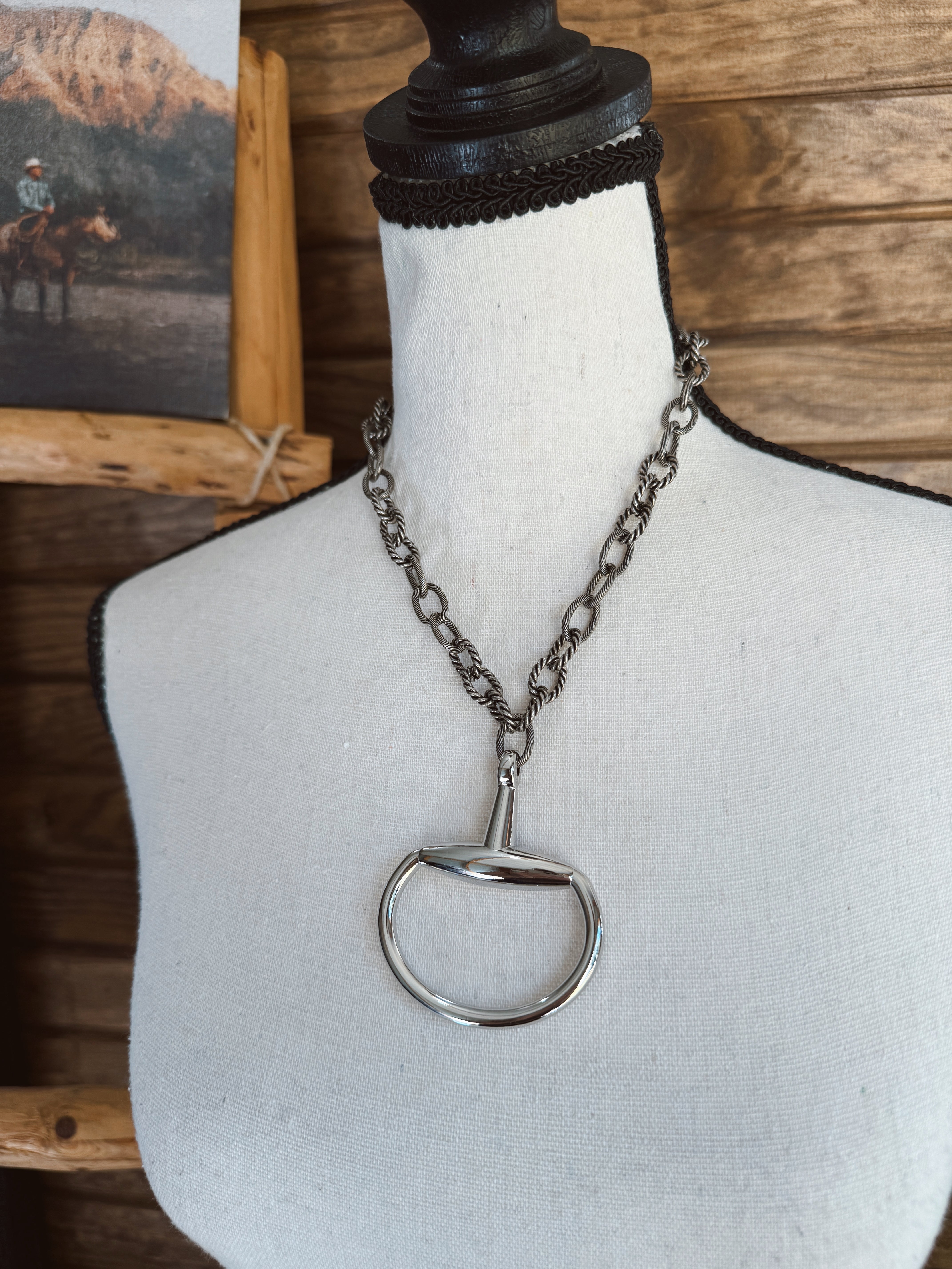 The Half Bit Necklace - Silver