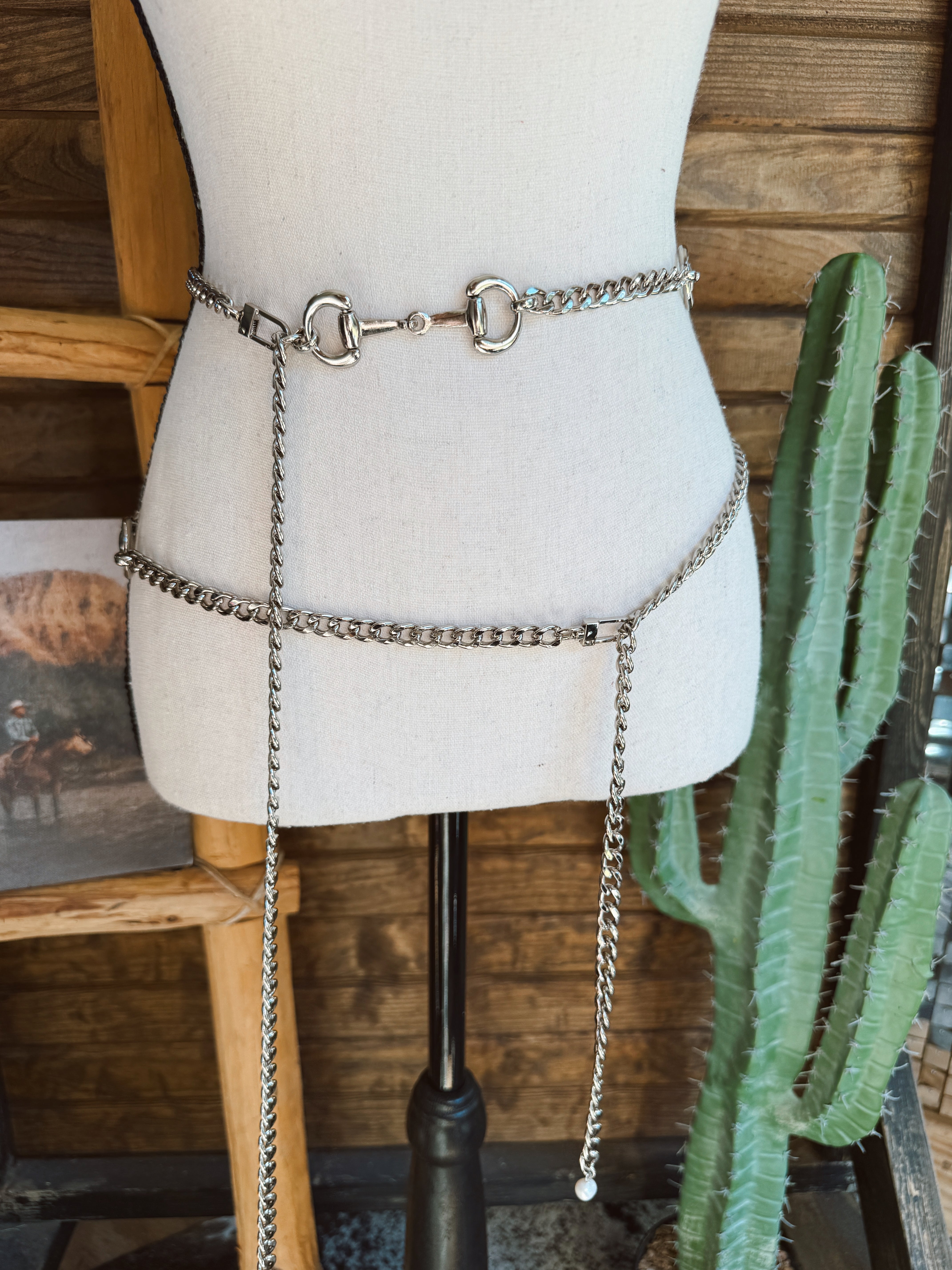 The Silver 3 Bitty Belt