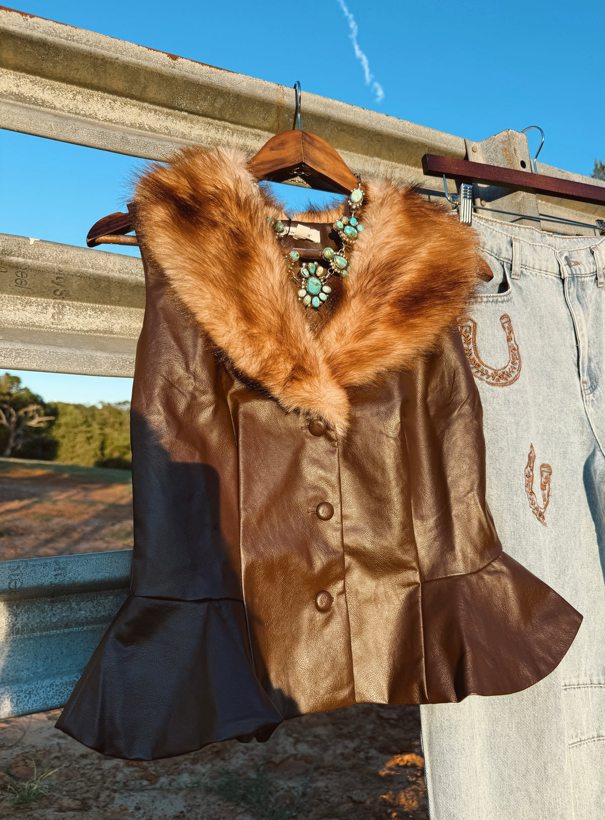 The Chanel Fur Top - Chocolate