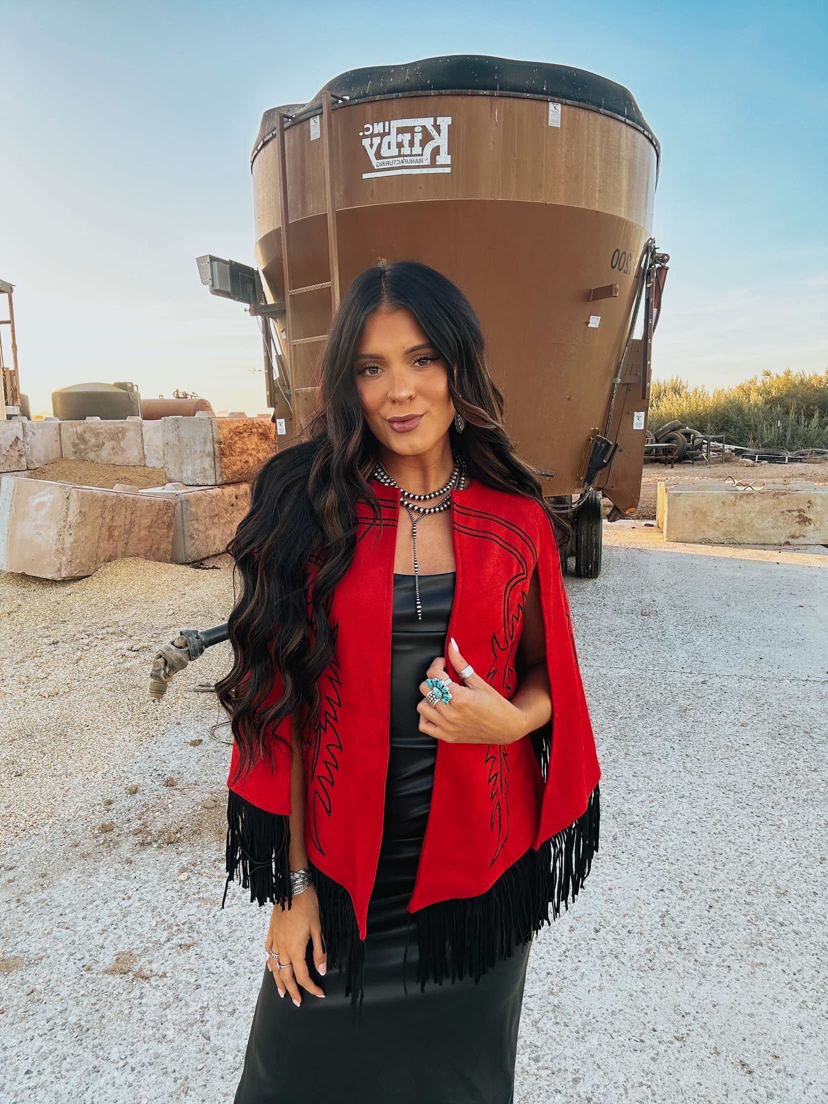 The Red Boot Stitch Cape - Best Seller