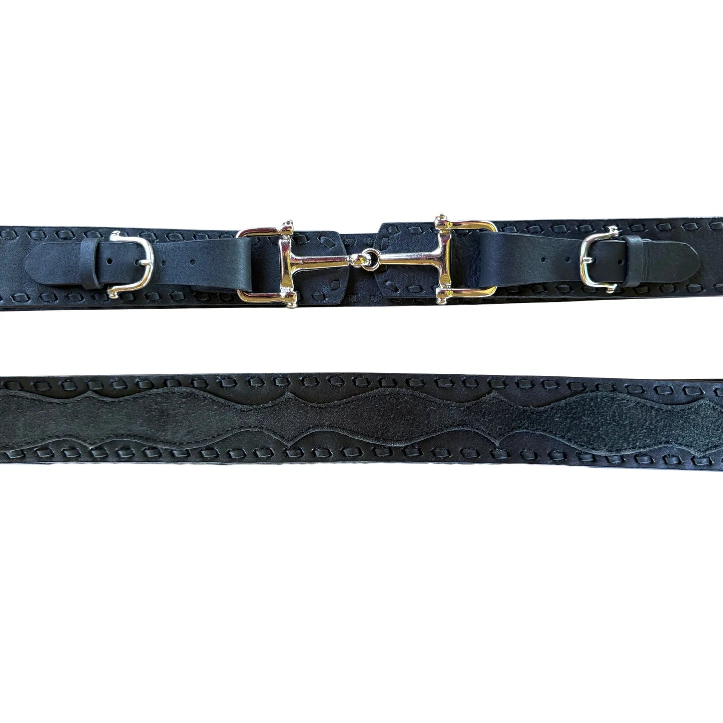 The Snaffle Bit Belt - black