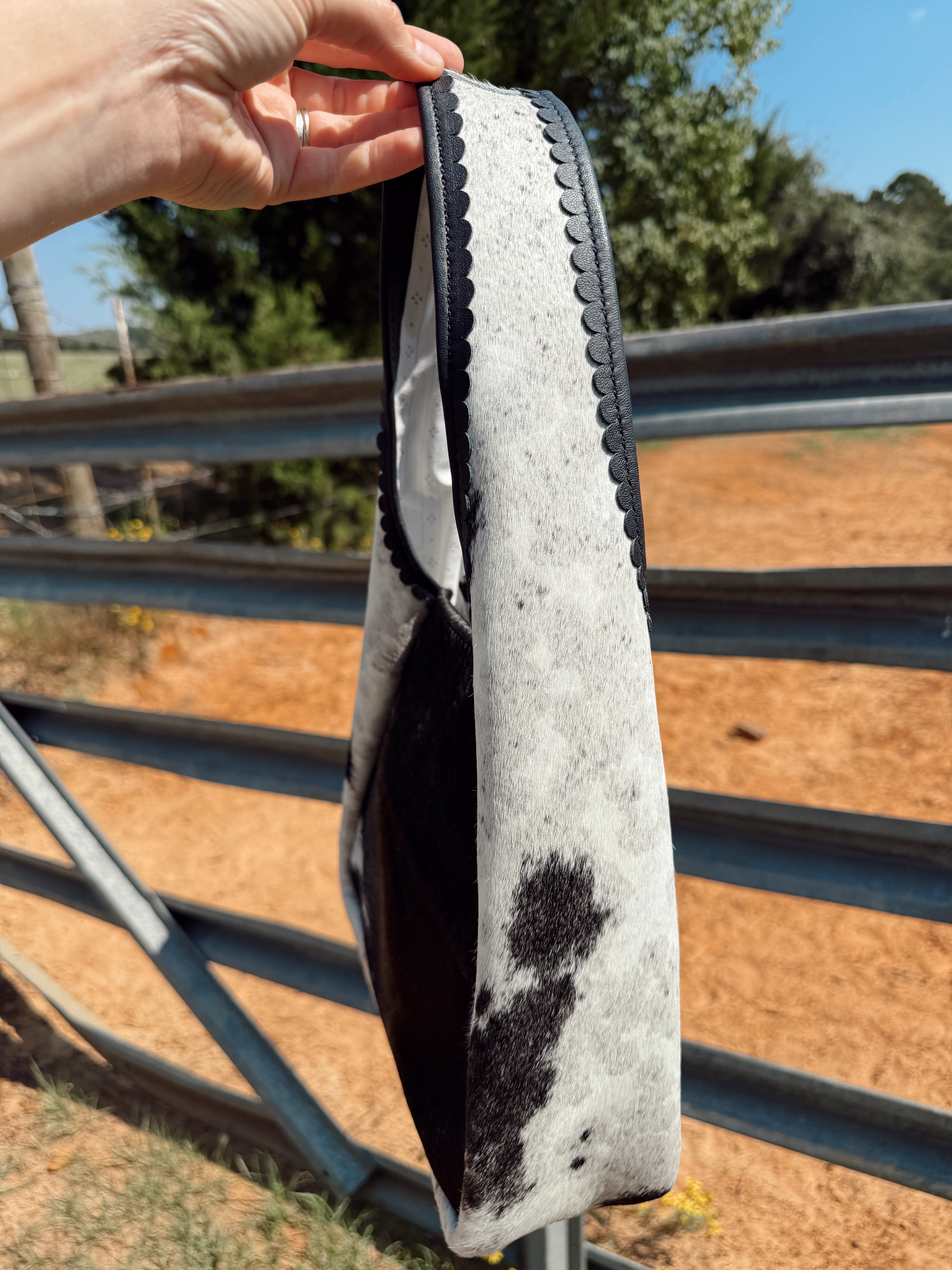 The Maddog Leather Hobo Purse - Cowhide