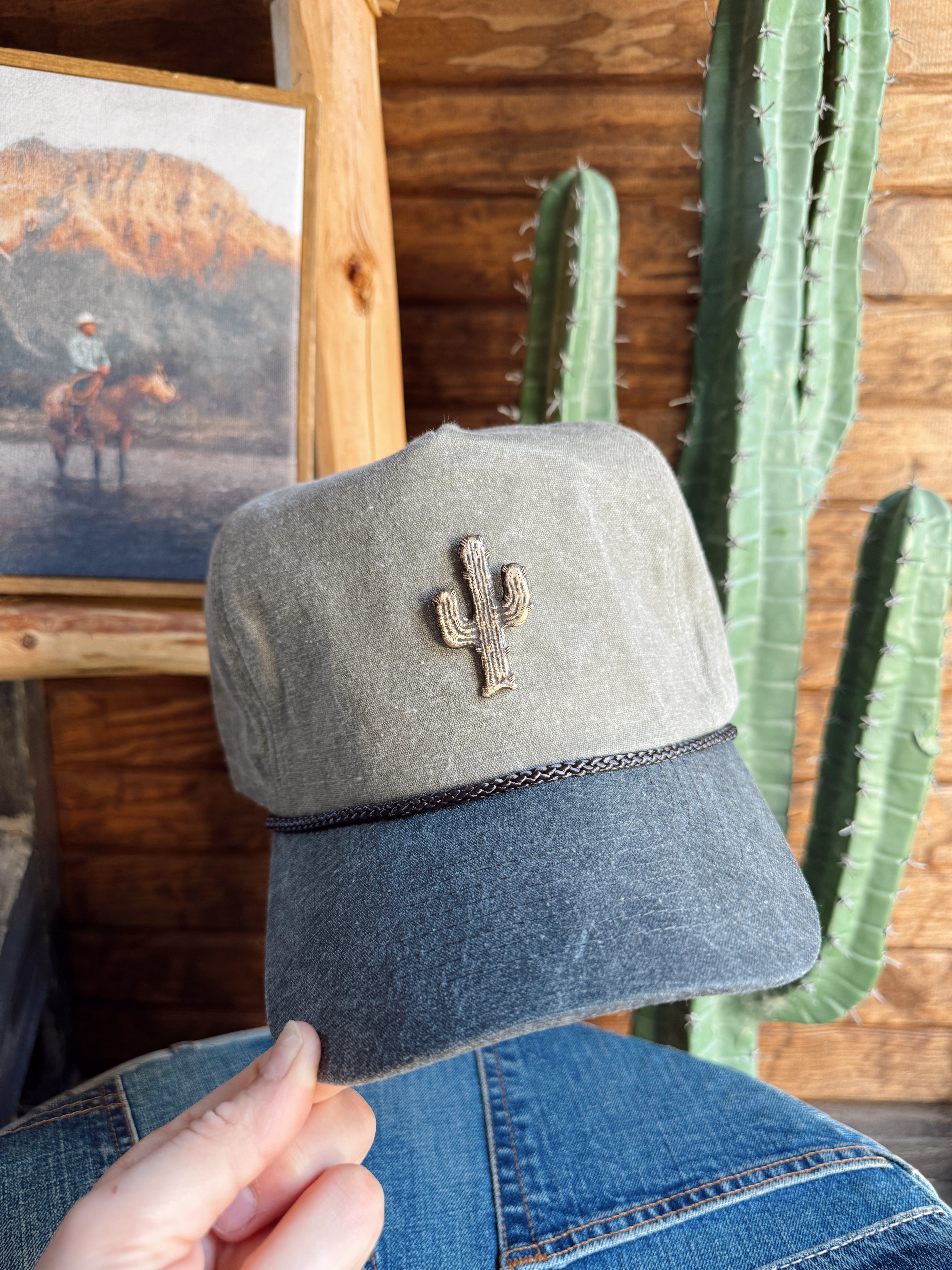 The Saguaro Cap - Brass