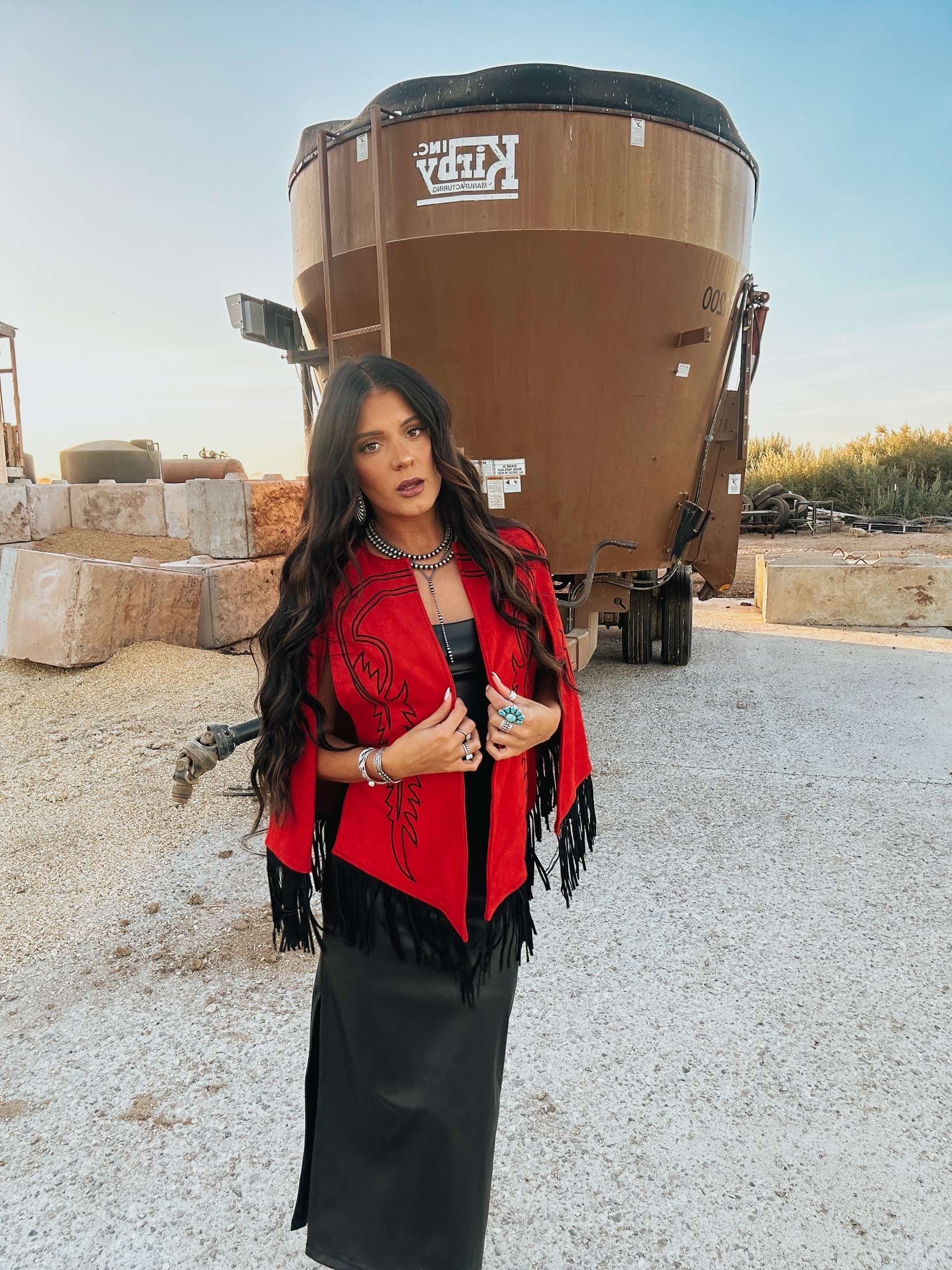 The Red Boot Stitch Cape - Best Seller
