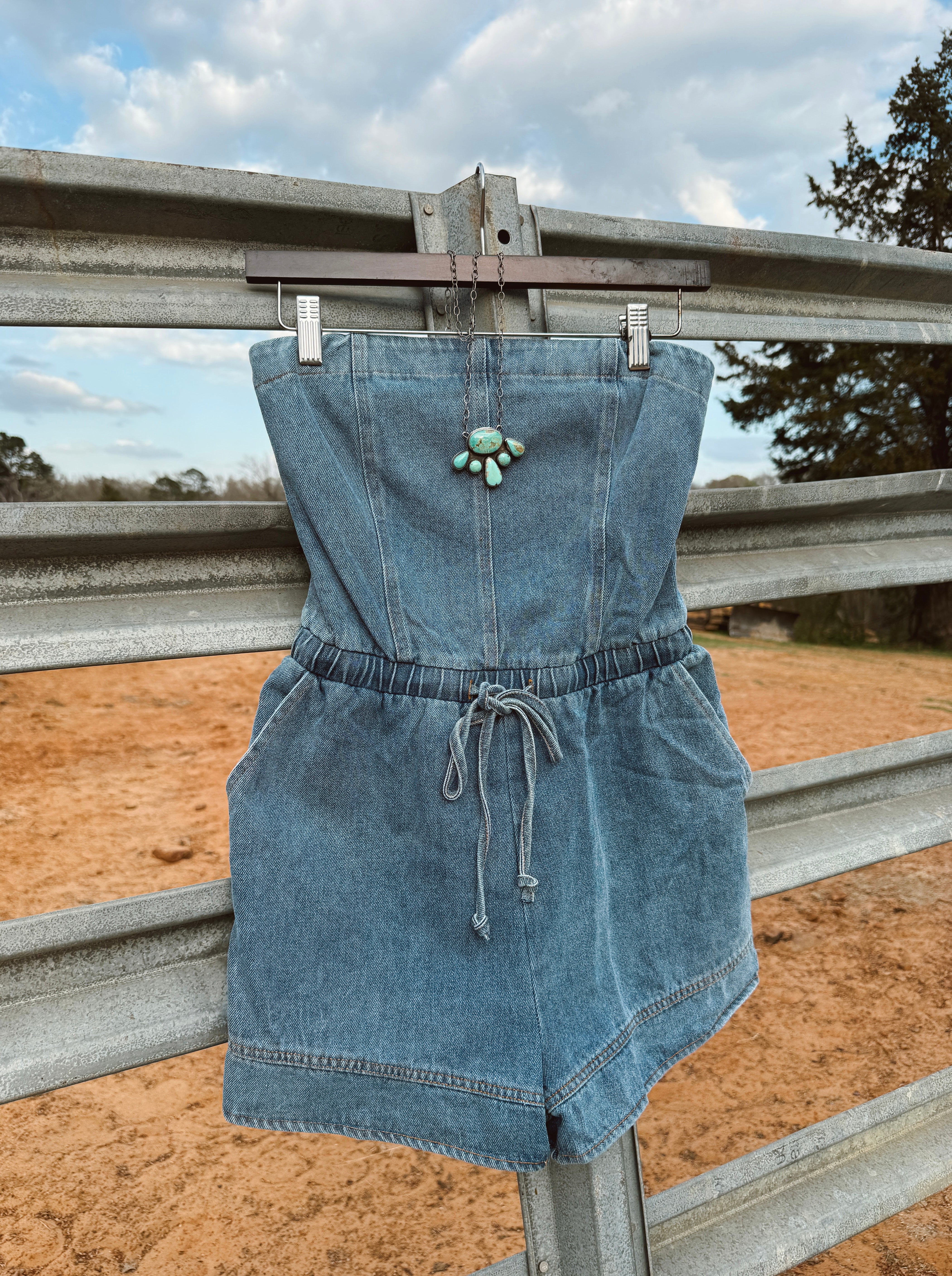 The Denim Romper