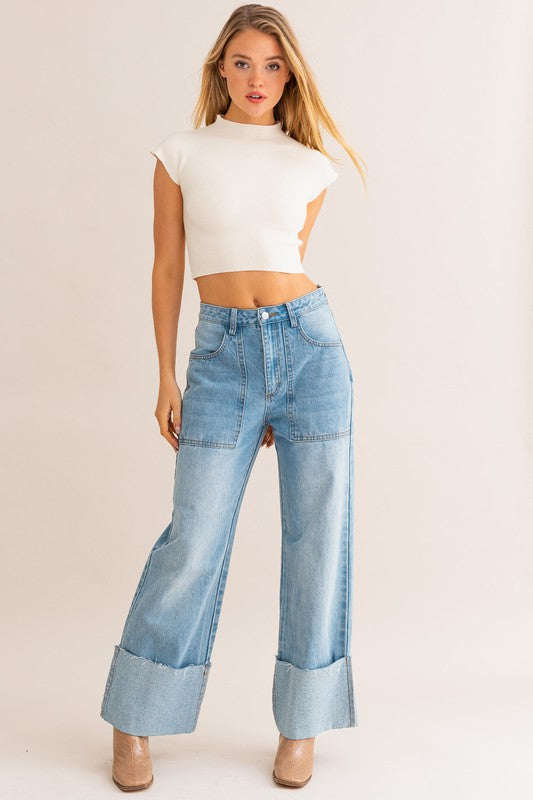 The Jenny Cuffed Jeans
