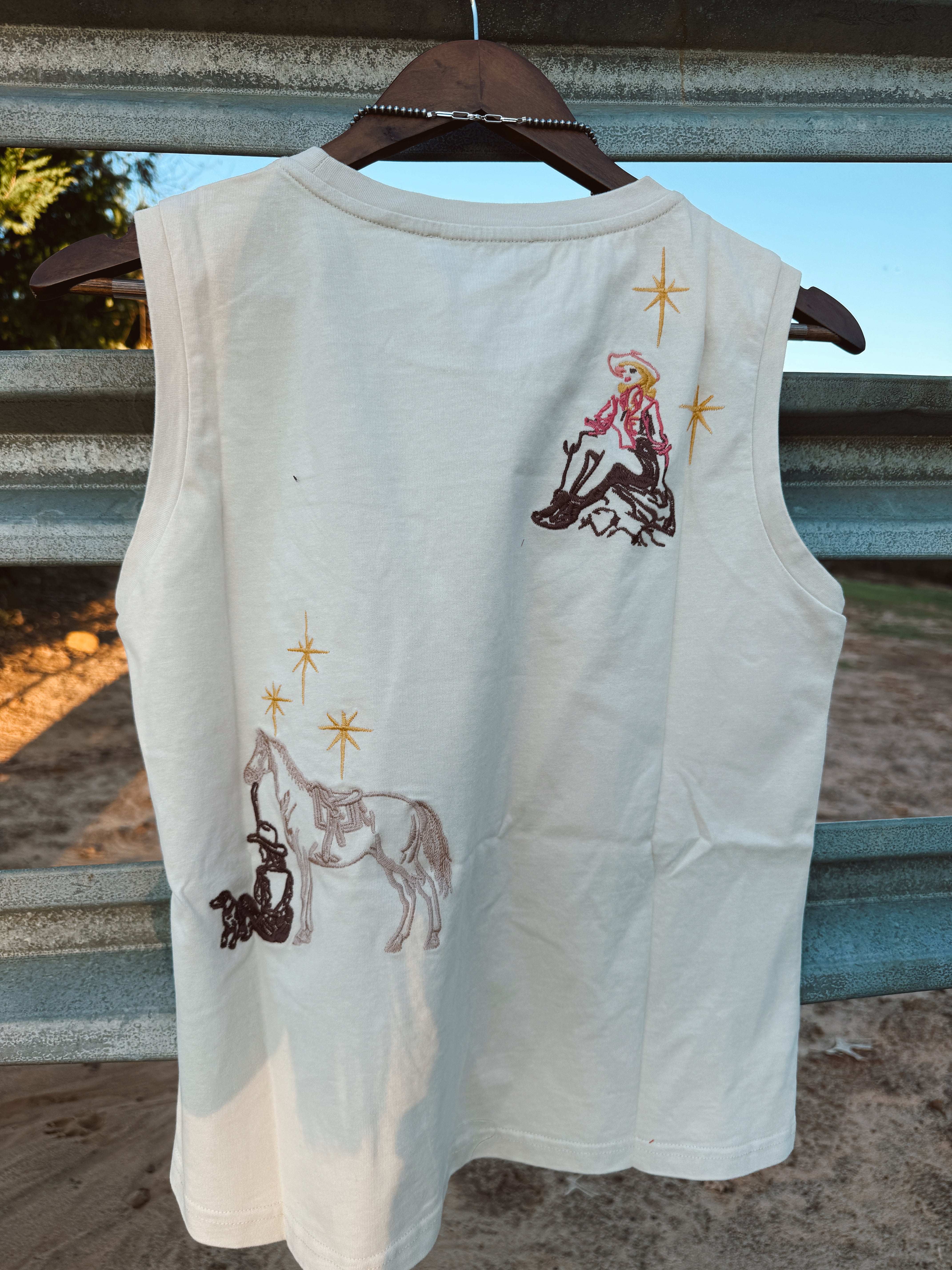 The Lenny Embroidered Tank