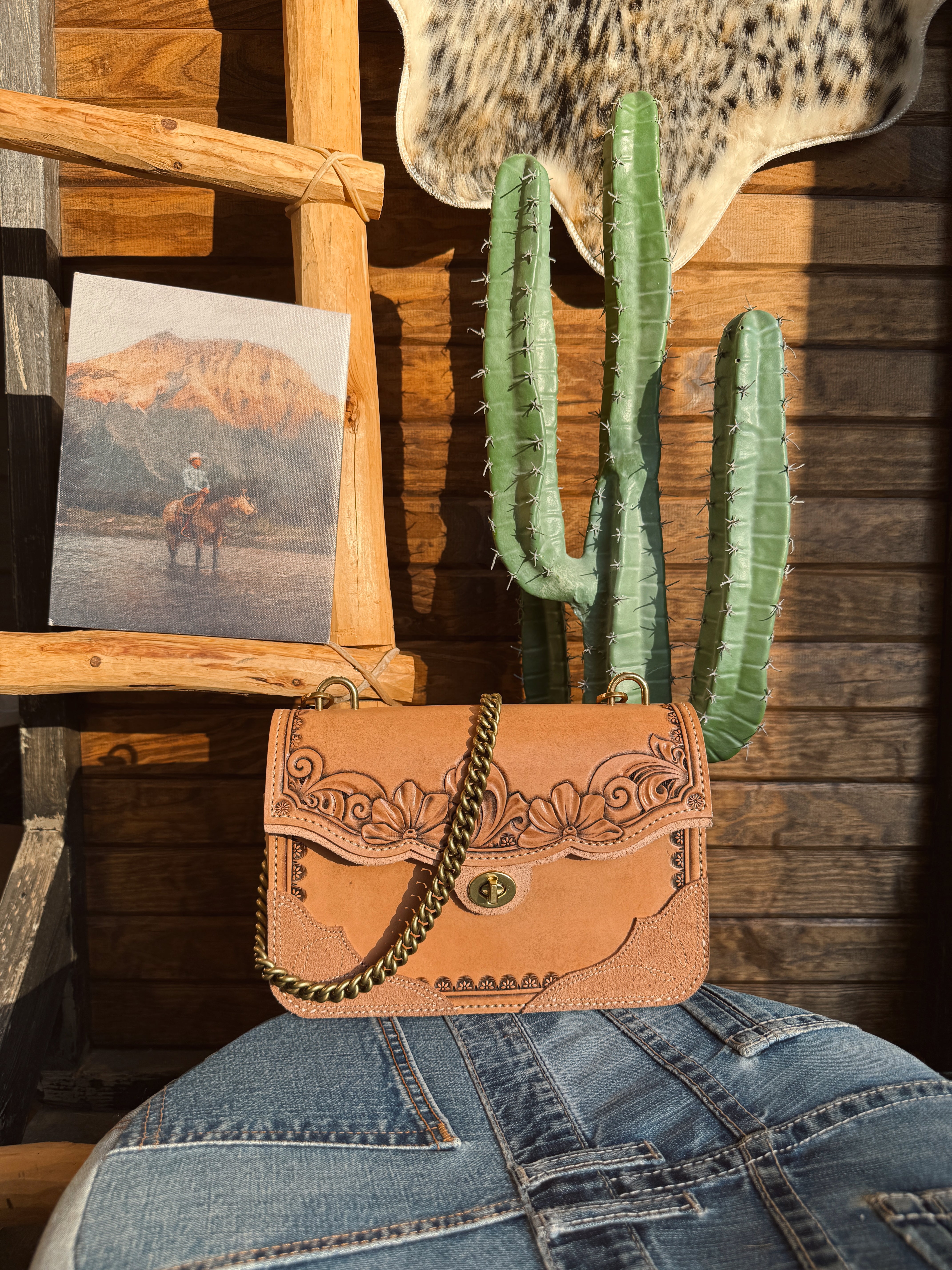 The Maddog Leather Clancy Purse