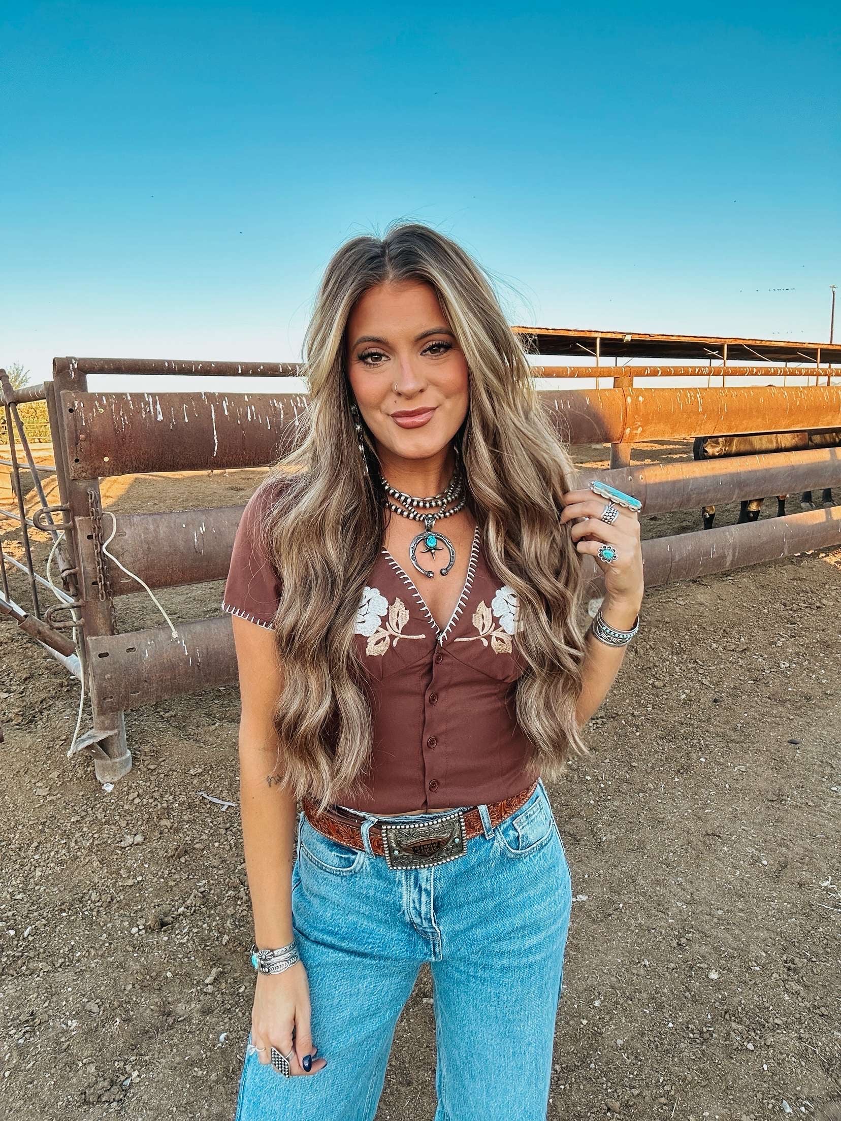 The Floral Embroidered Top