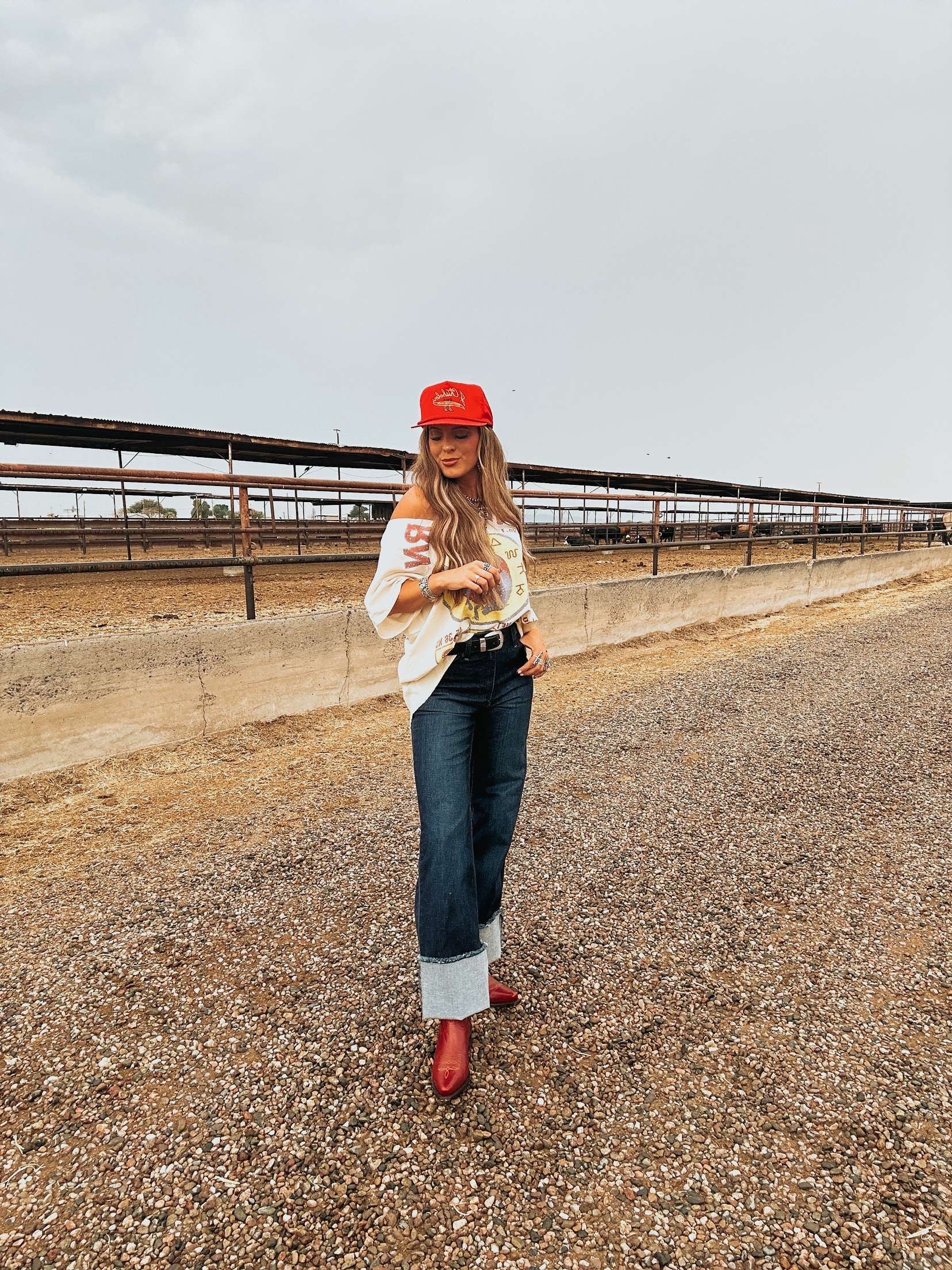 The Bronky Western Brand Top front & back graphic