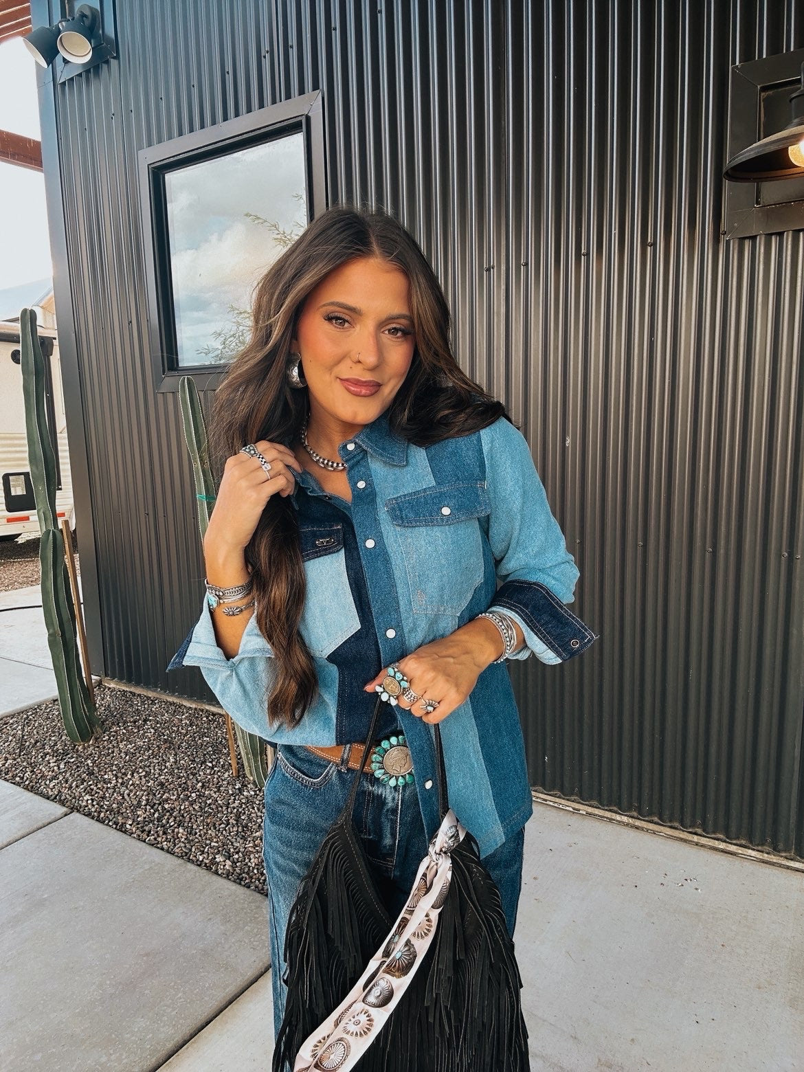 The Fringe Purse - Black