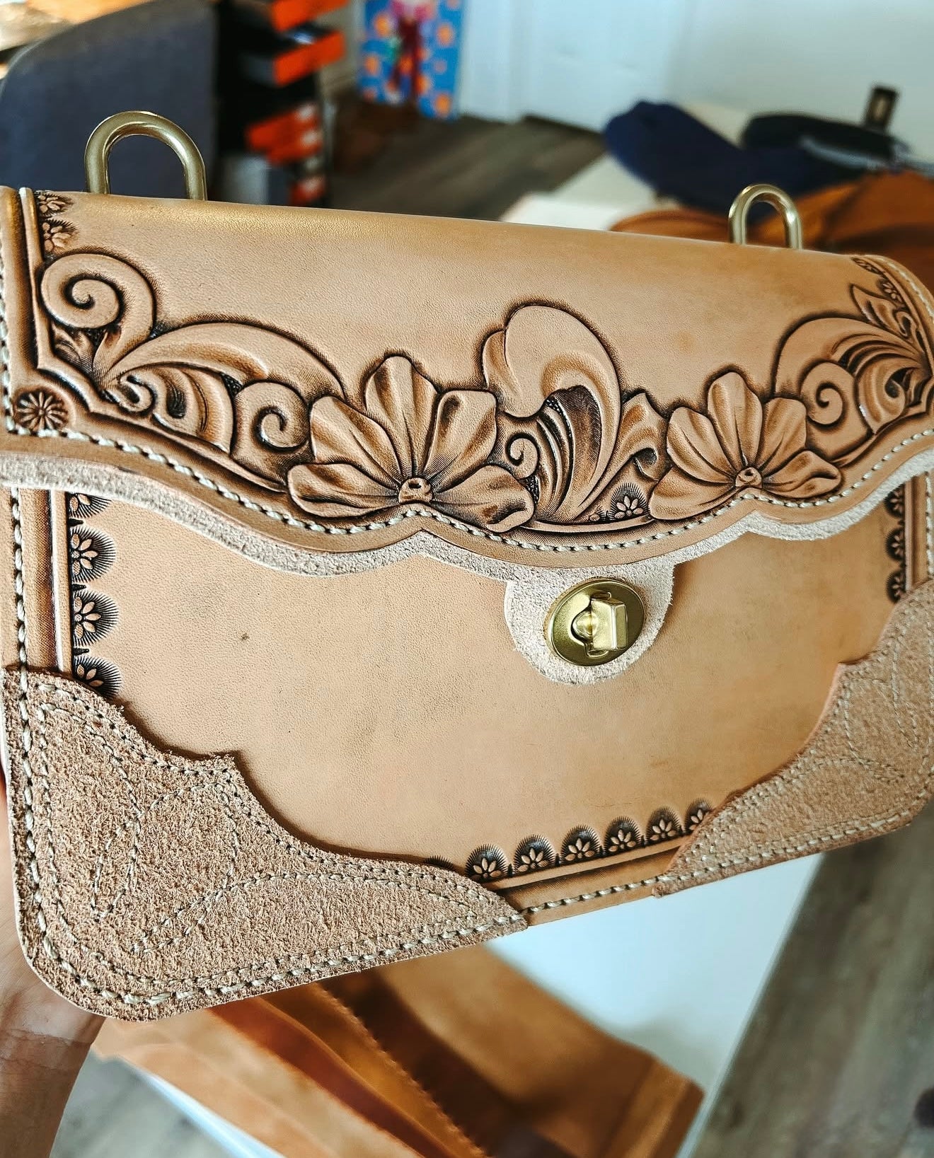 The Maddog Leather Clancy Purse