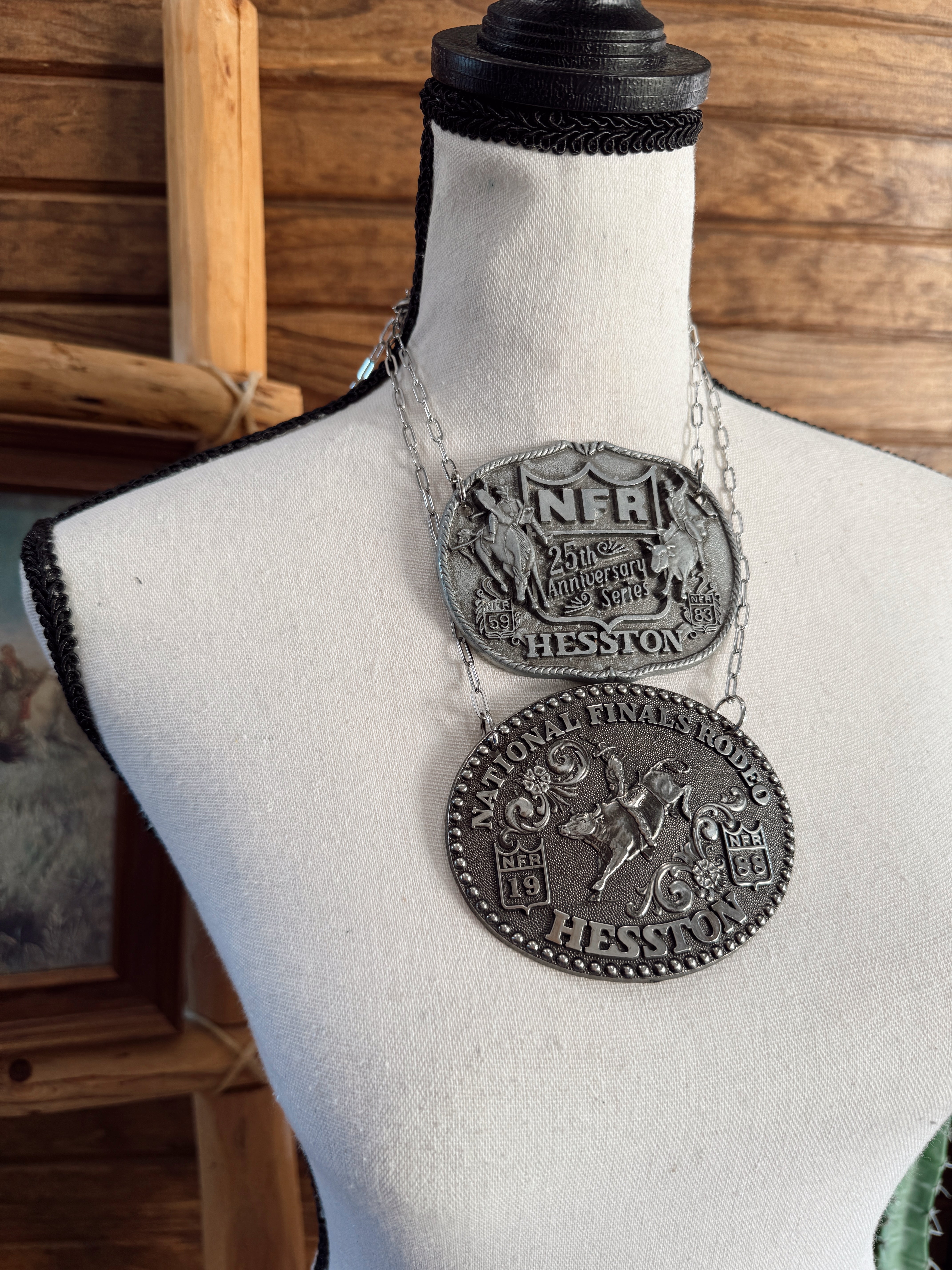 The Bull National Finals Rodeo Buckle Necklace