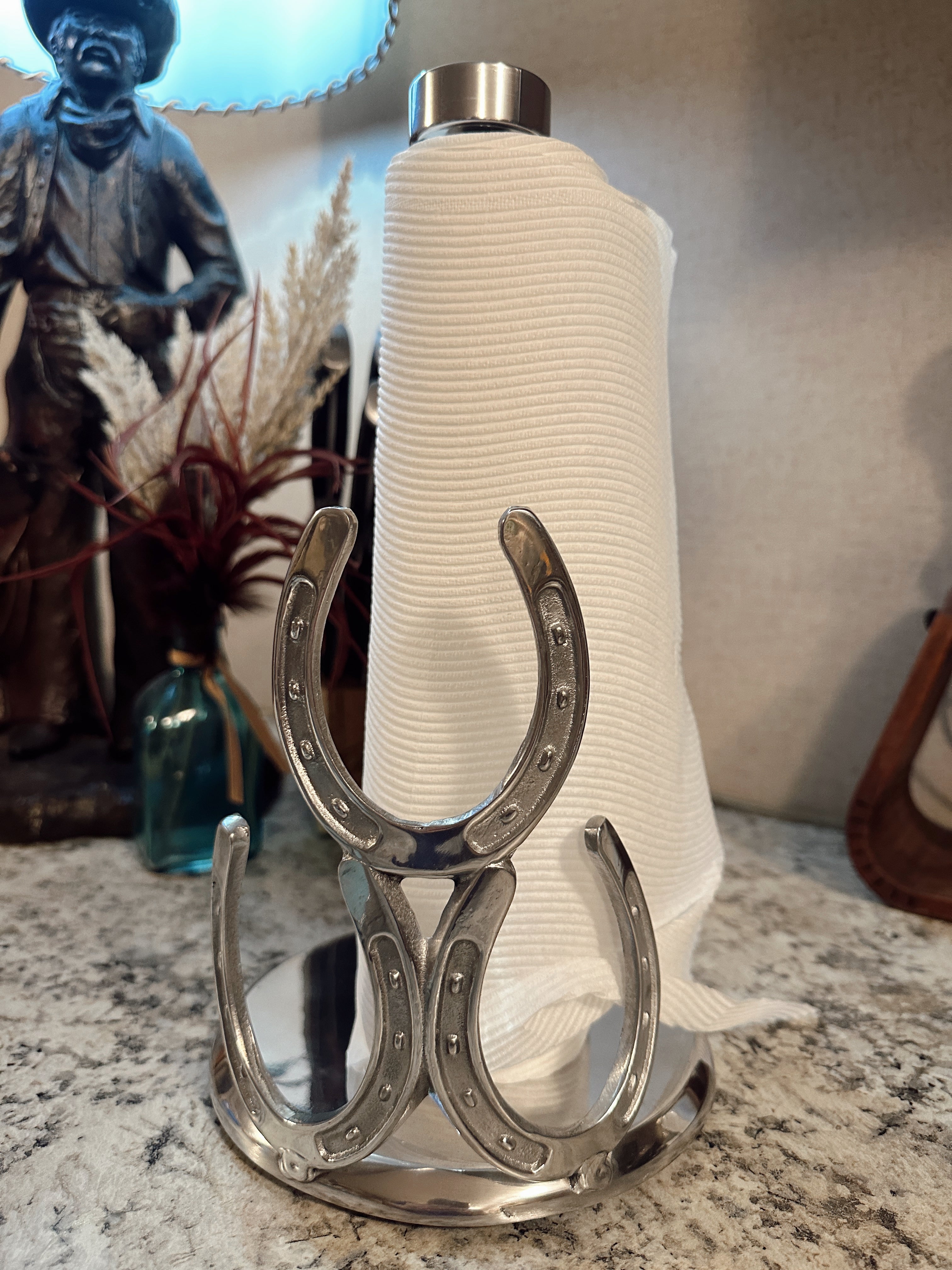 The Horseshoe Towel Holder