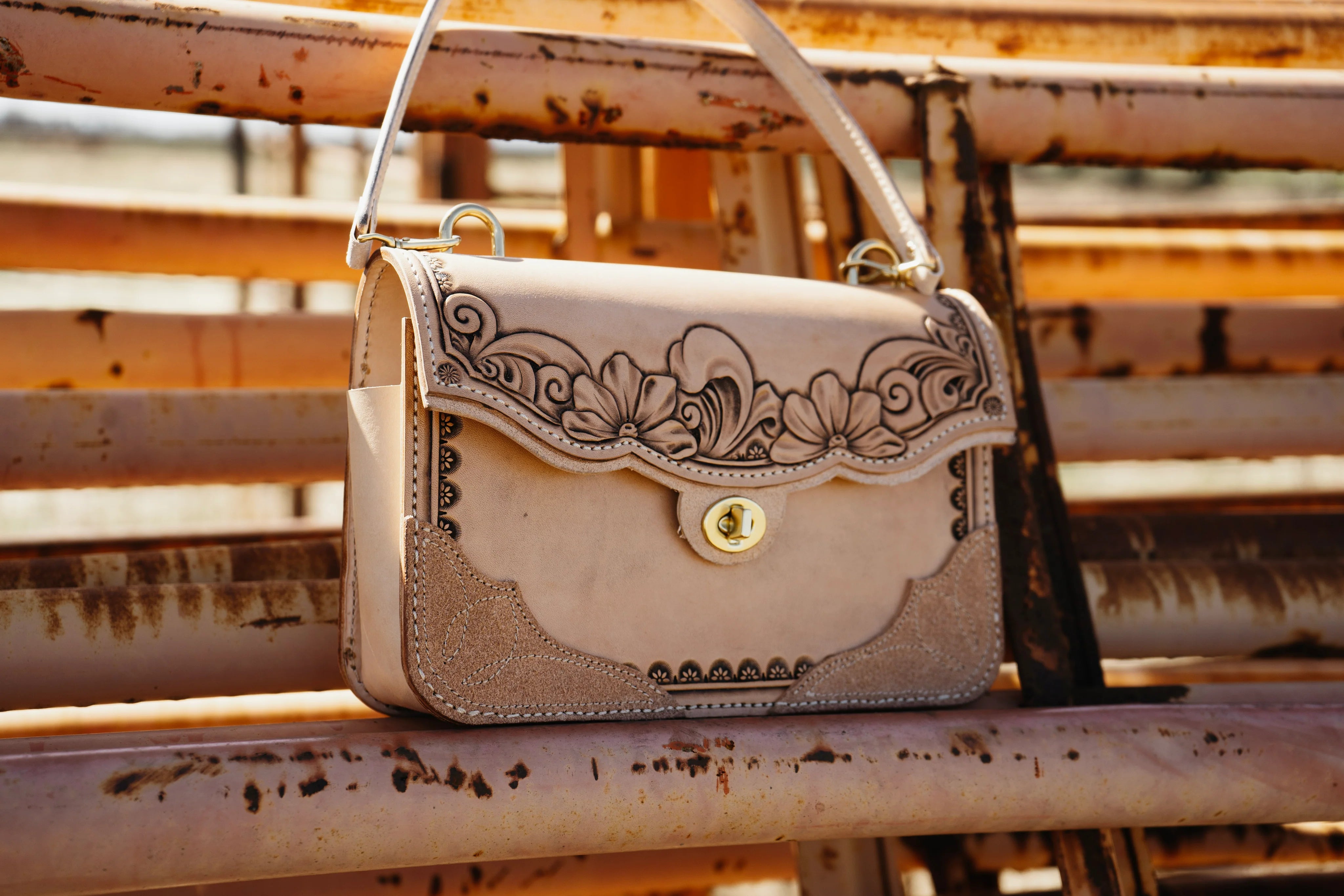 The Maddog Leather Clancy Purse