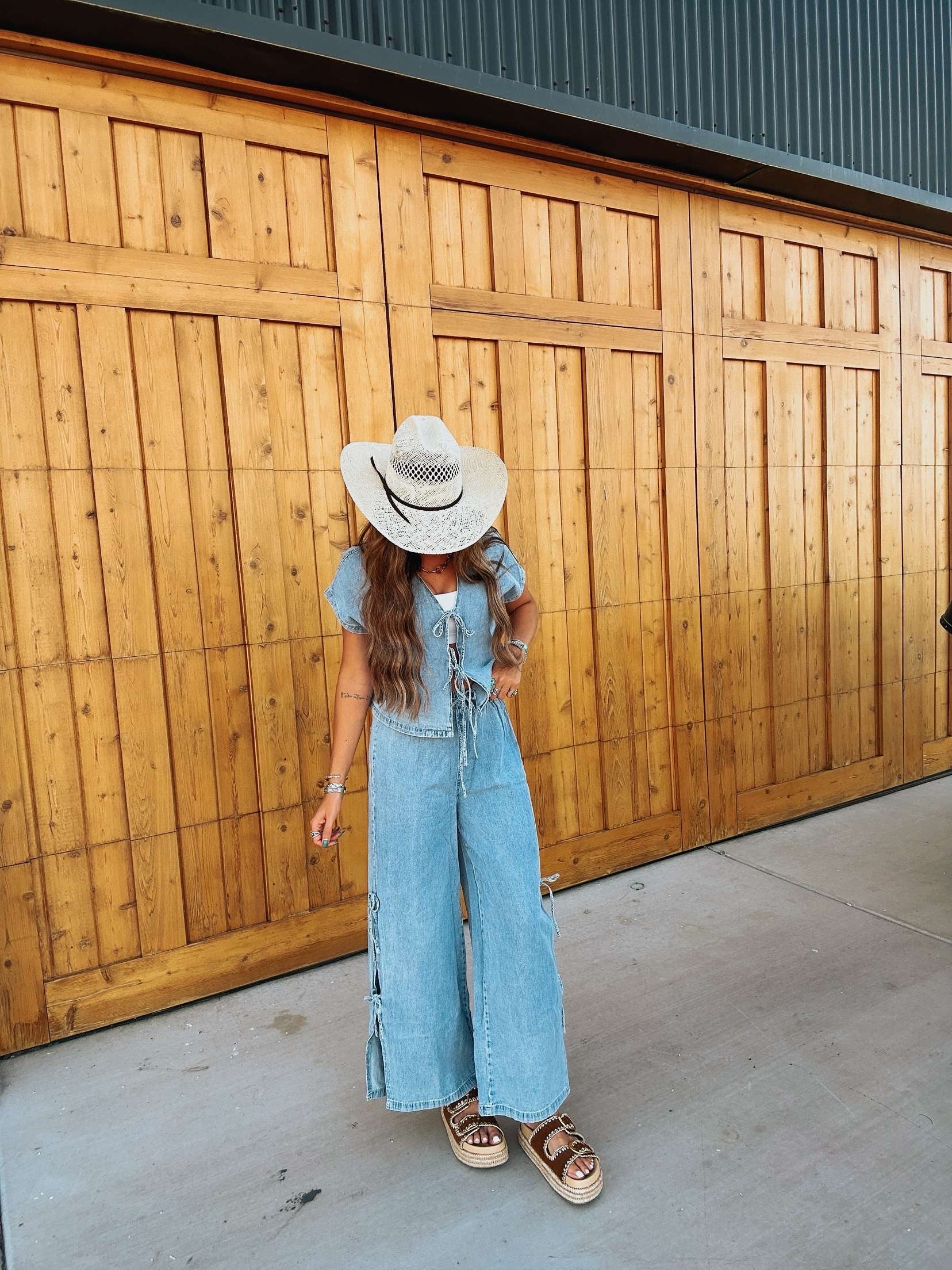 The Roan Denim Top - pre order 1/5