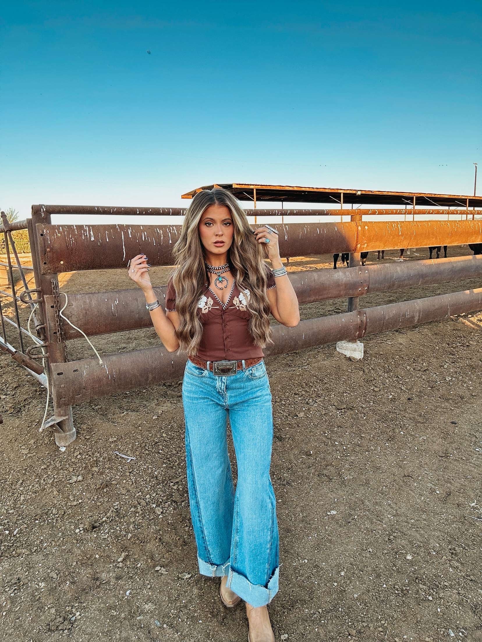 The Floral Embroidered Top
