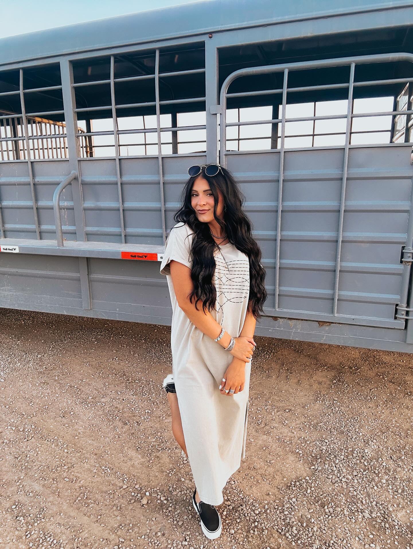 The Boot Stitch Dress - Khaki