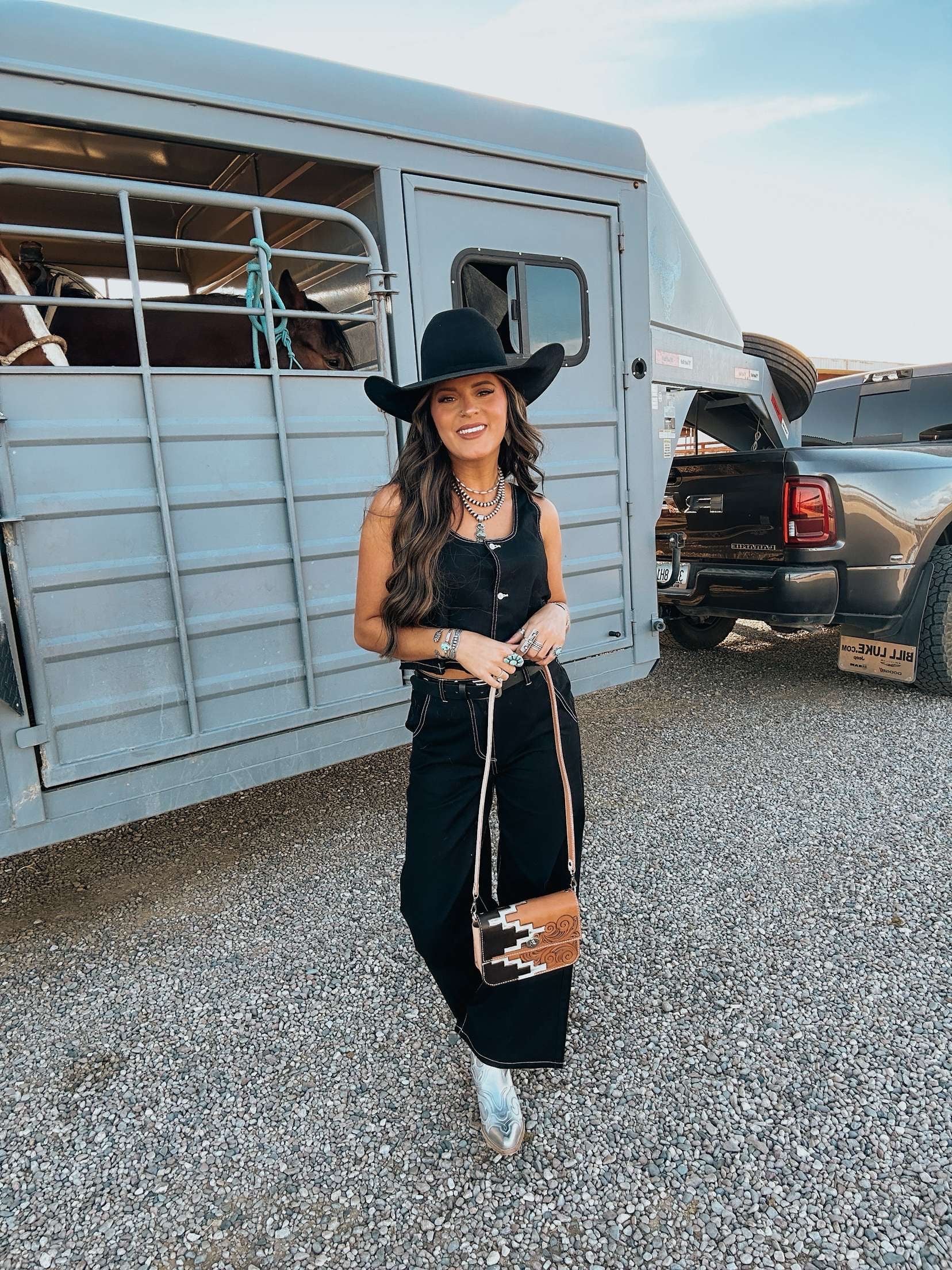 The Maddog Leather Aztec Purse