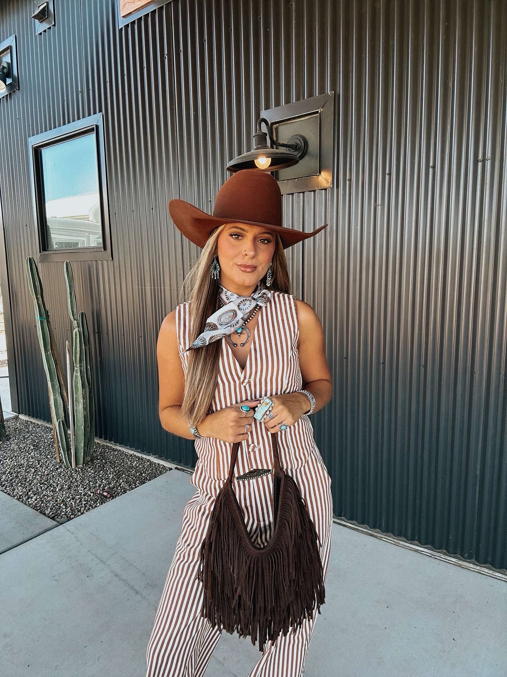 The Striped Wide Leg Pants