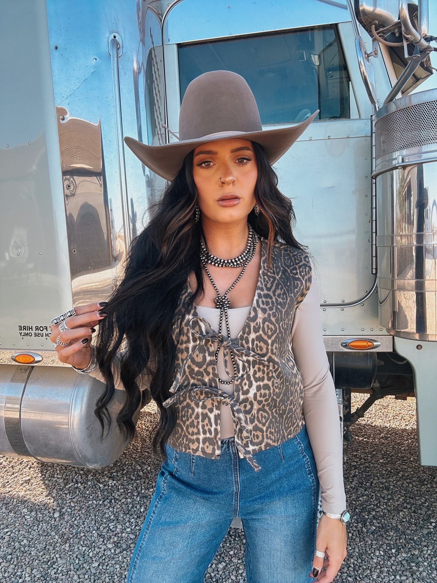 The Charli Leopard Top - best seller