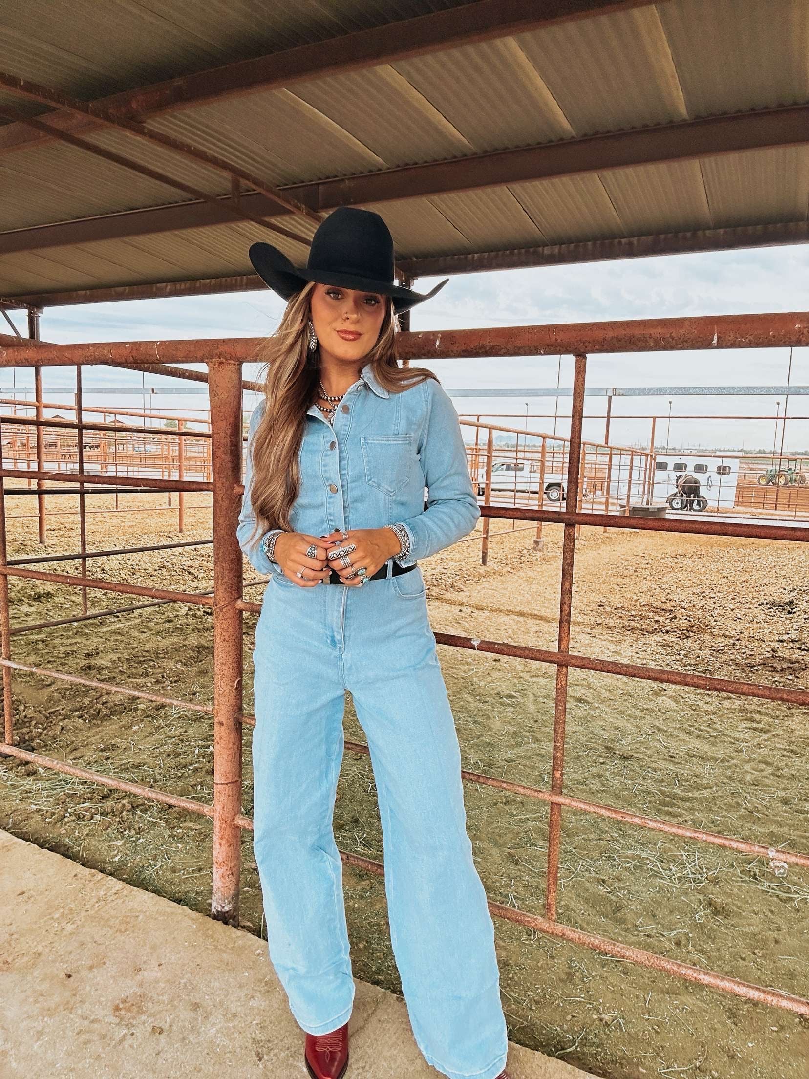 The Jamie Denim Jumpsuit - best seller