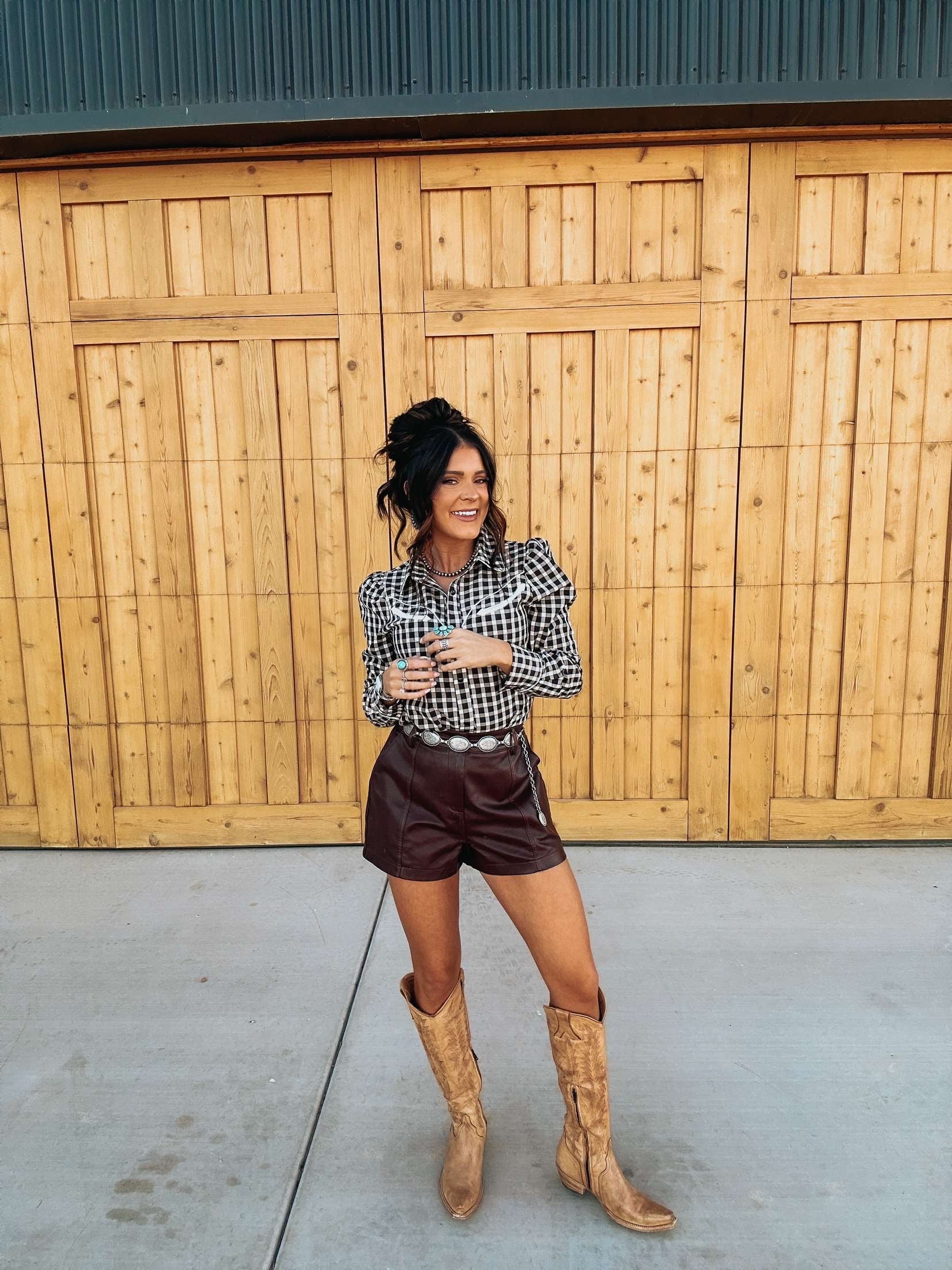 The Gingham Pearl Snap - best seller