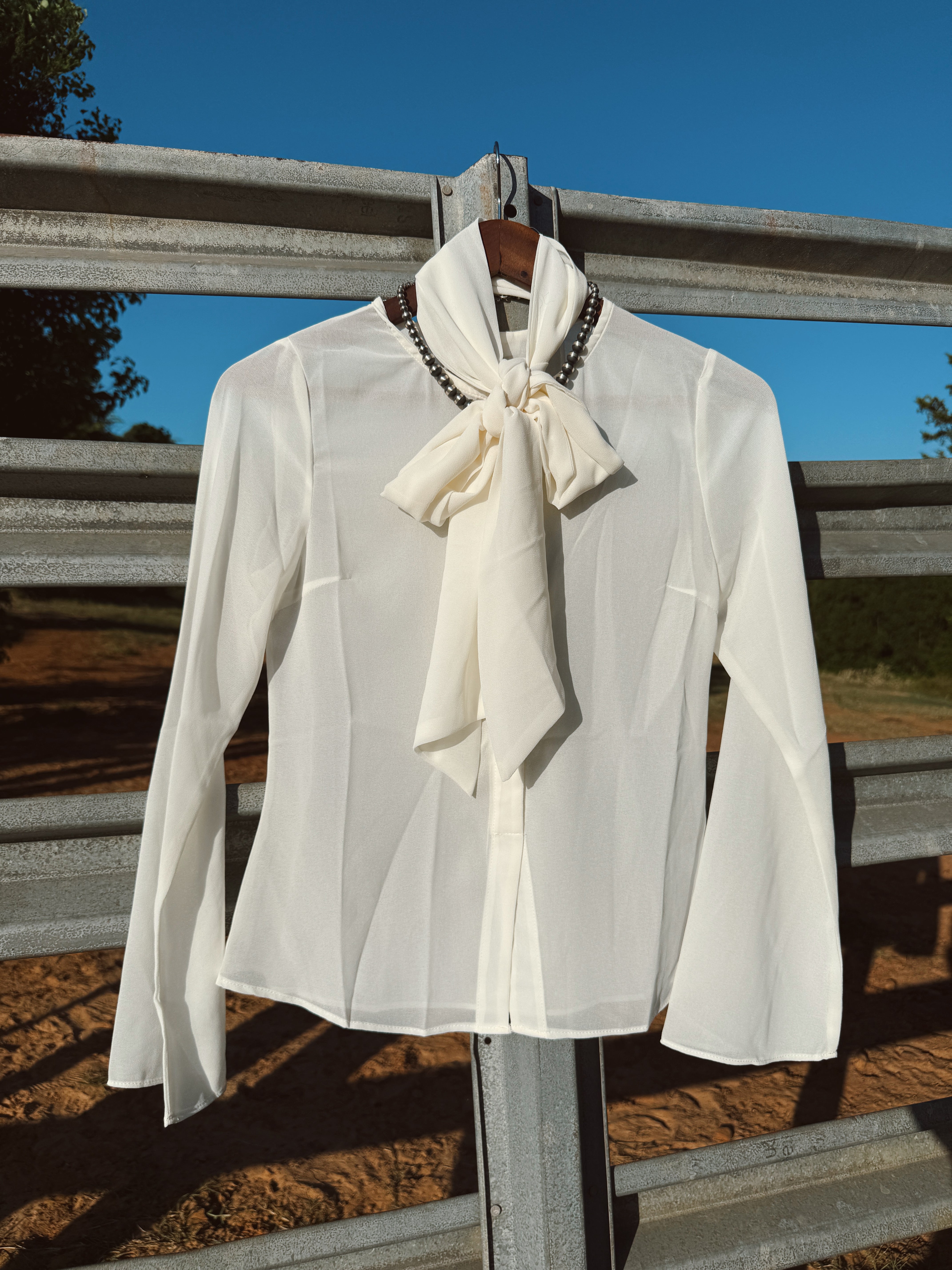 The Belle Top with Scarf
