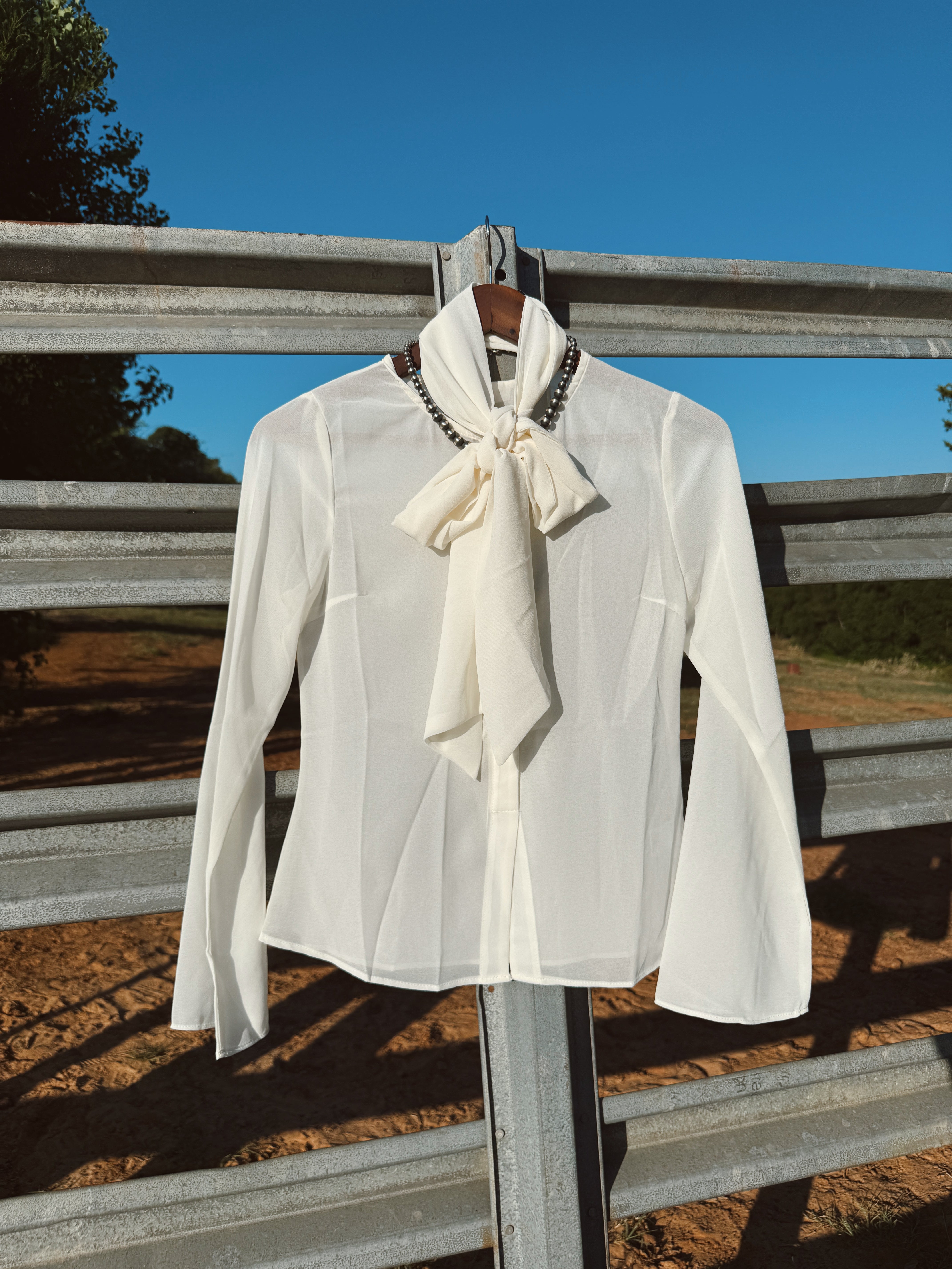 The Belle Top with Scarf