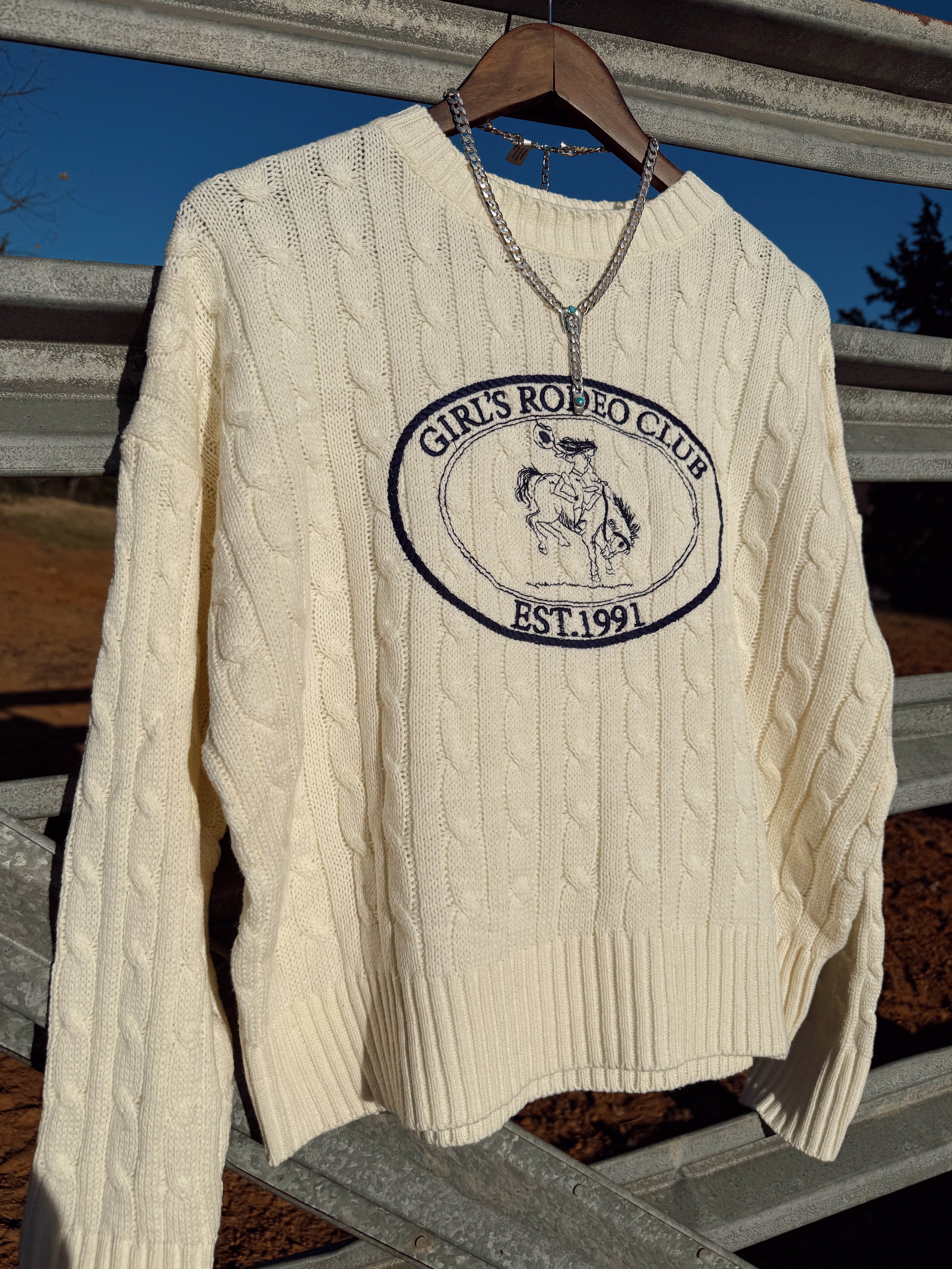 The Cable Knit Rodeo Top