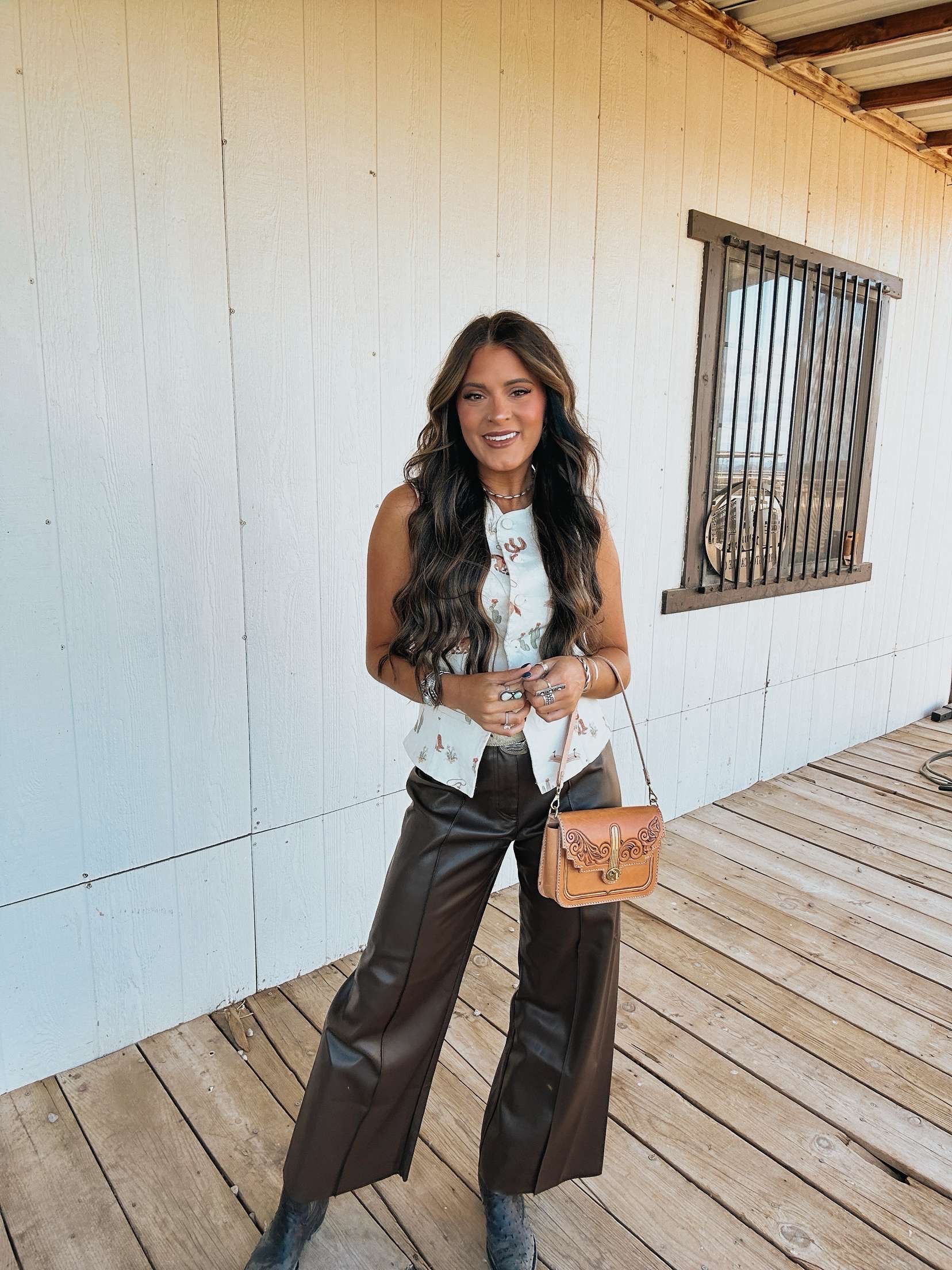 The Buckle Leather Pants