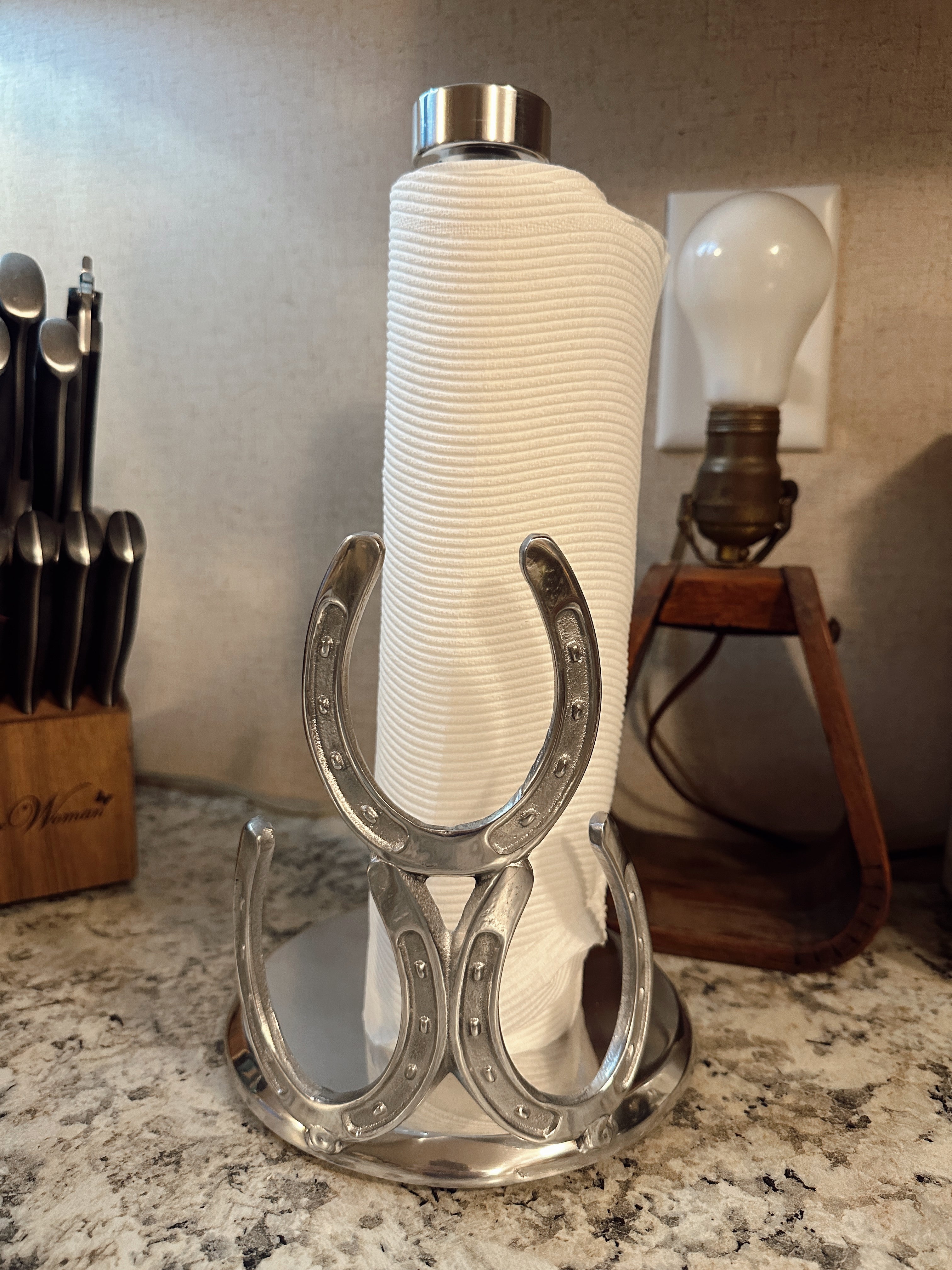 The Horseshoe Towel Holder