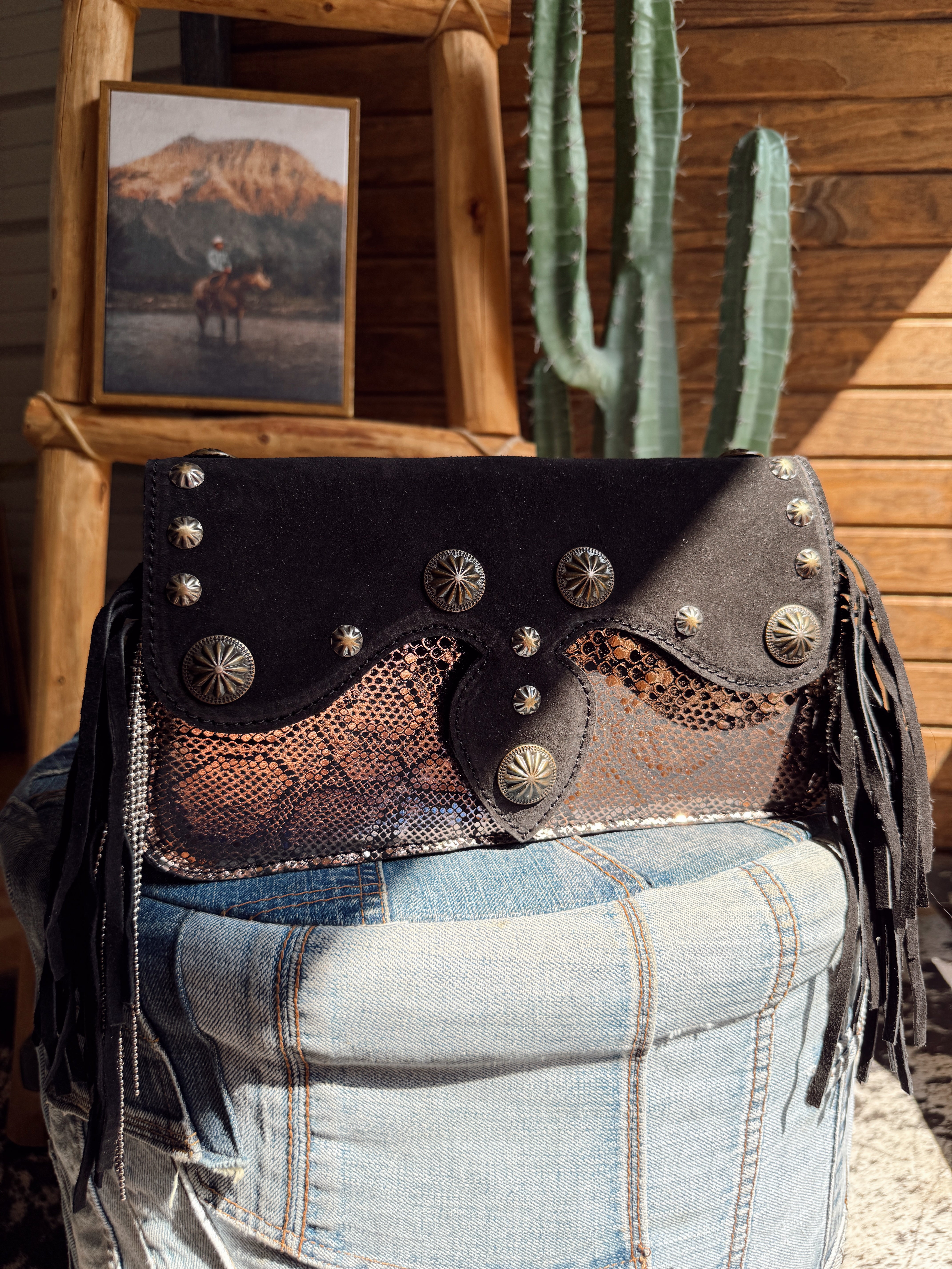 The Snake Concho Purse