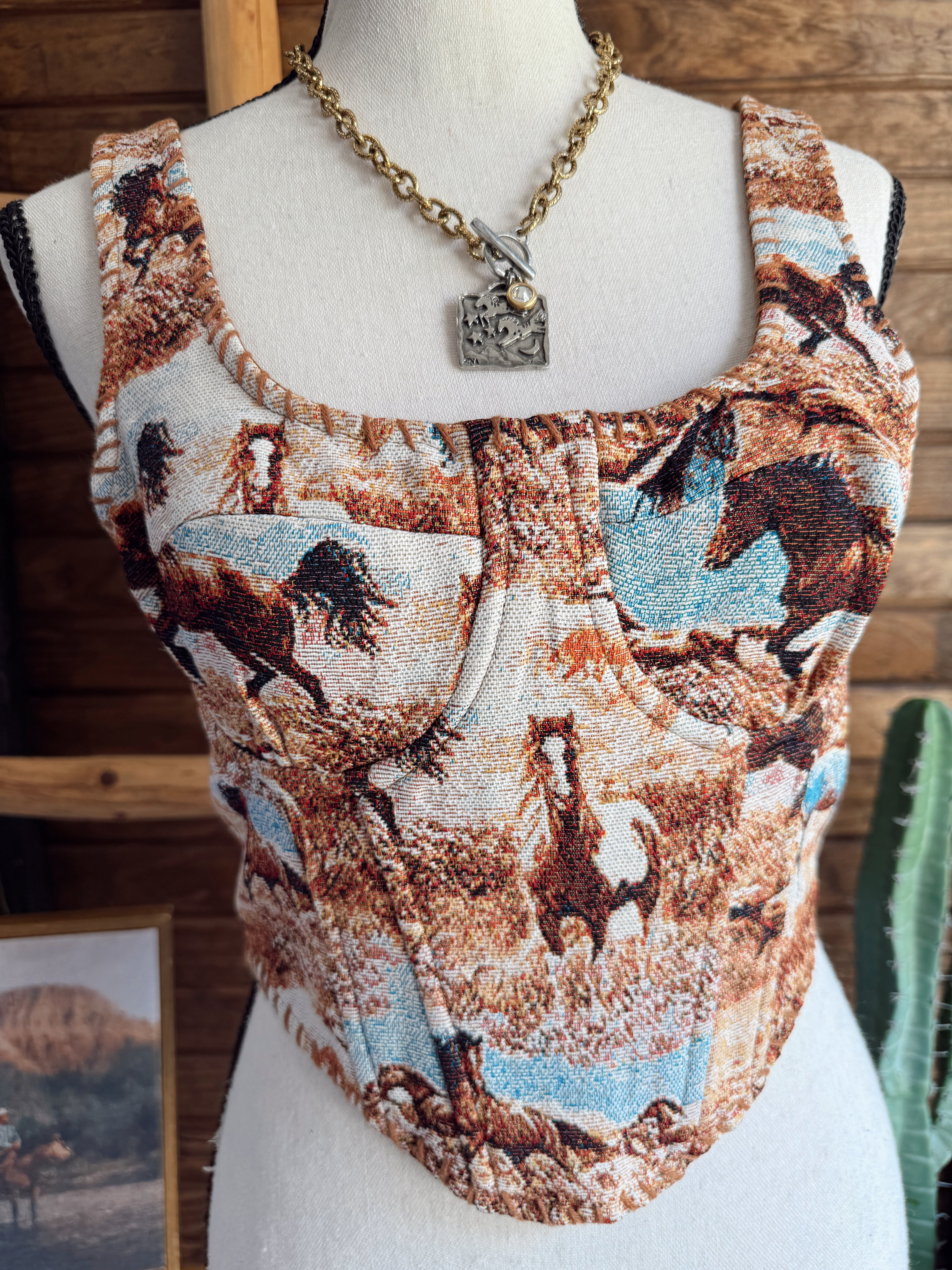 The Western Stitch Top