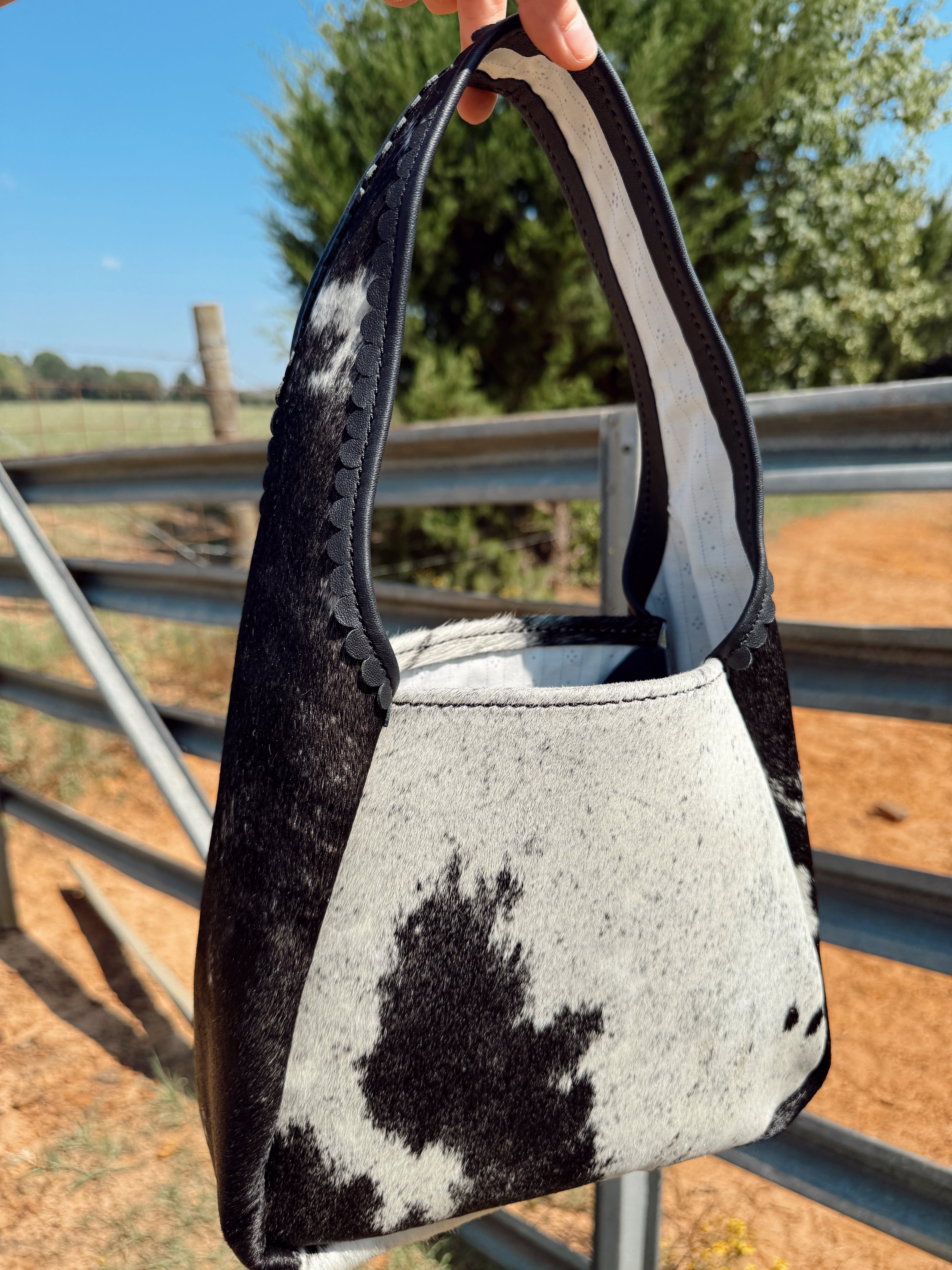 The Maddog Leather Hobo Purse - Cowhide