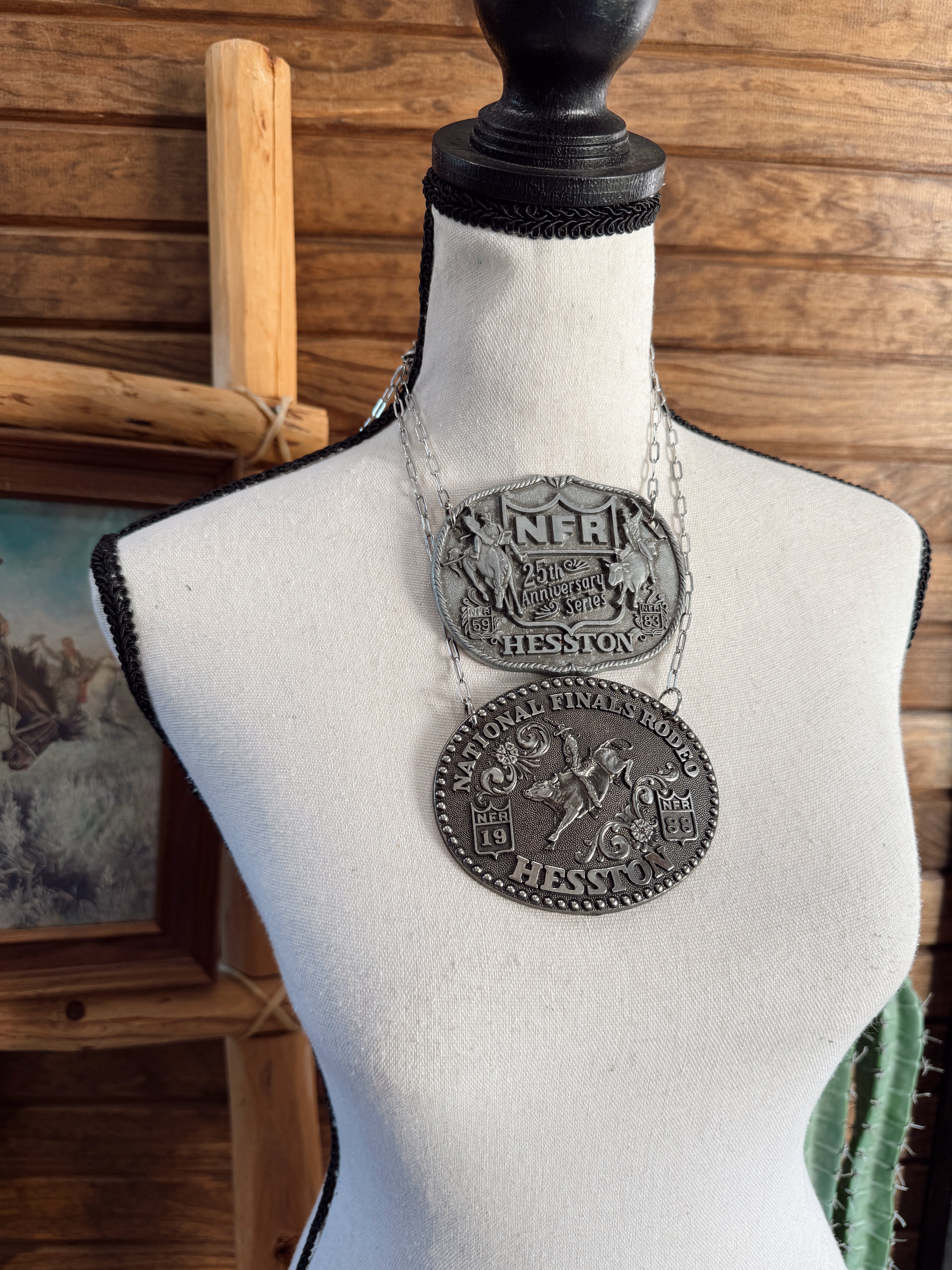 The Bull National Finals Rodeo Buckle Necklace