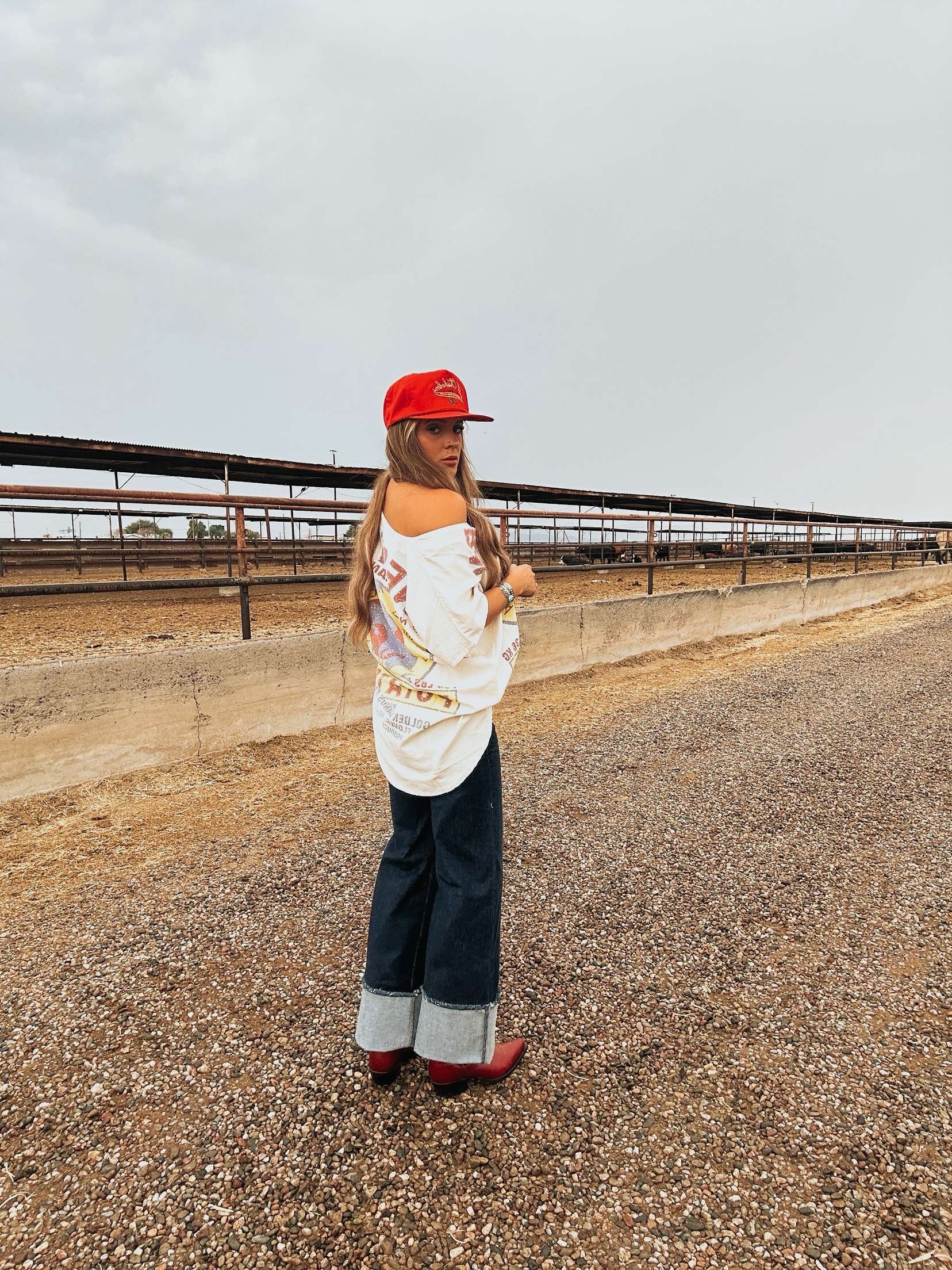 The Bronky Western Brand Top front & back graphic